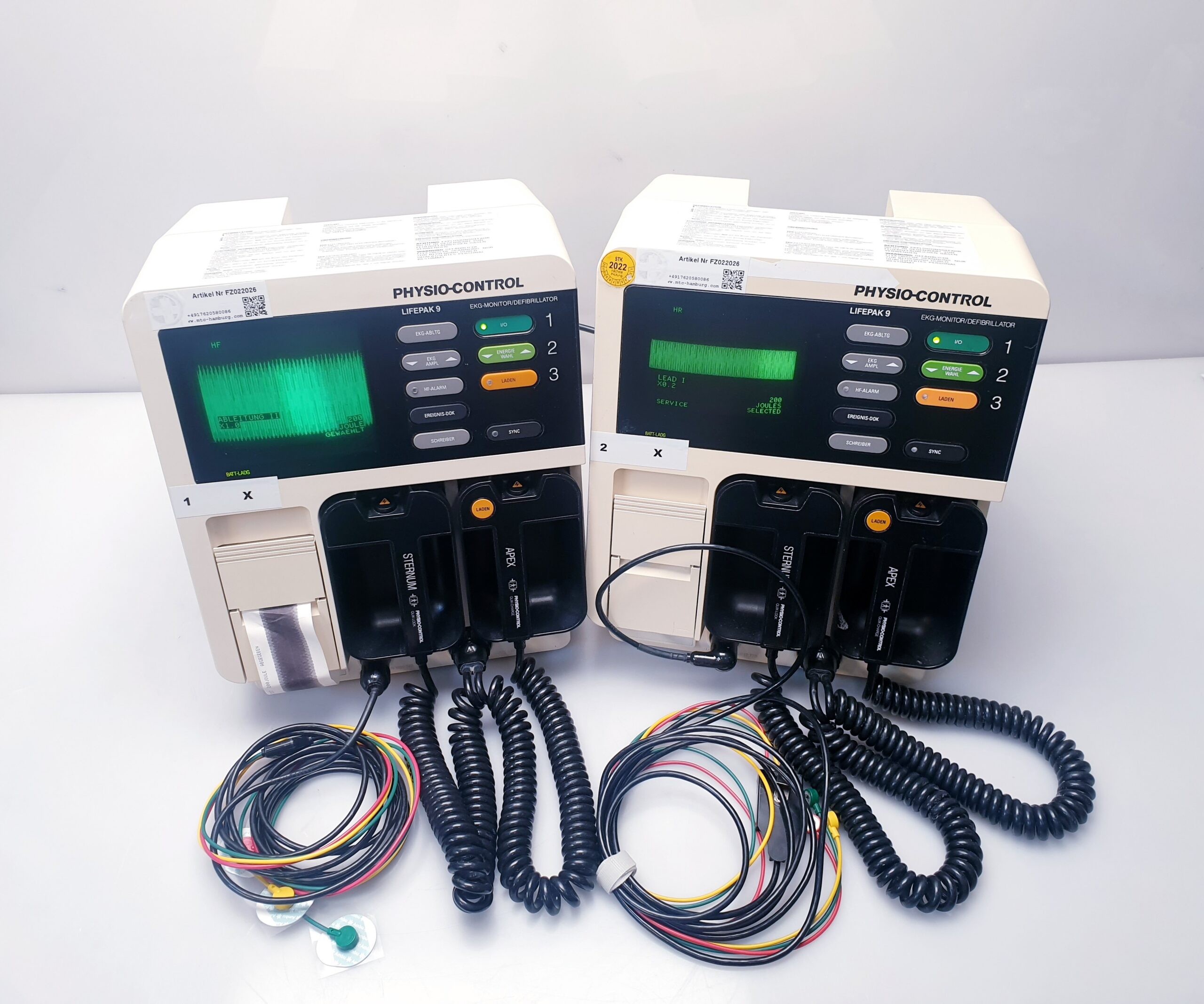 Physio-Control Lifepak 9 Defibrillator EKG; 1 Kanal Printer thumbnail 7
