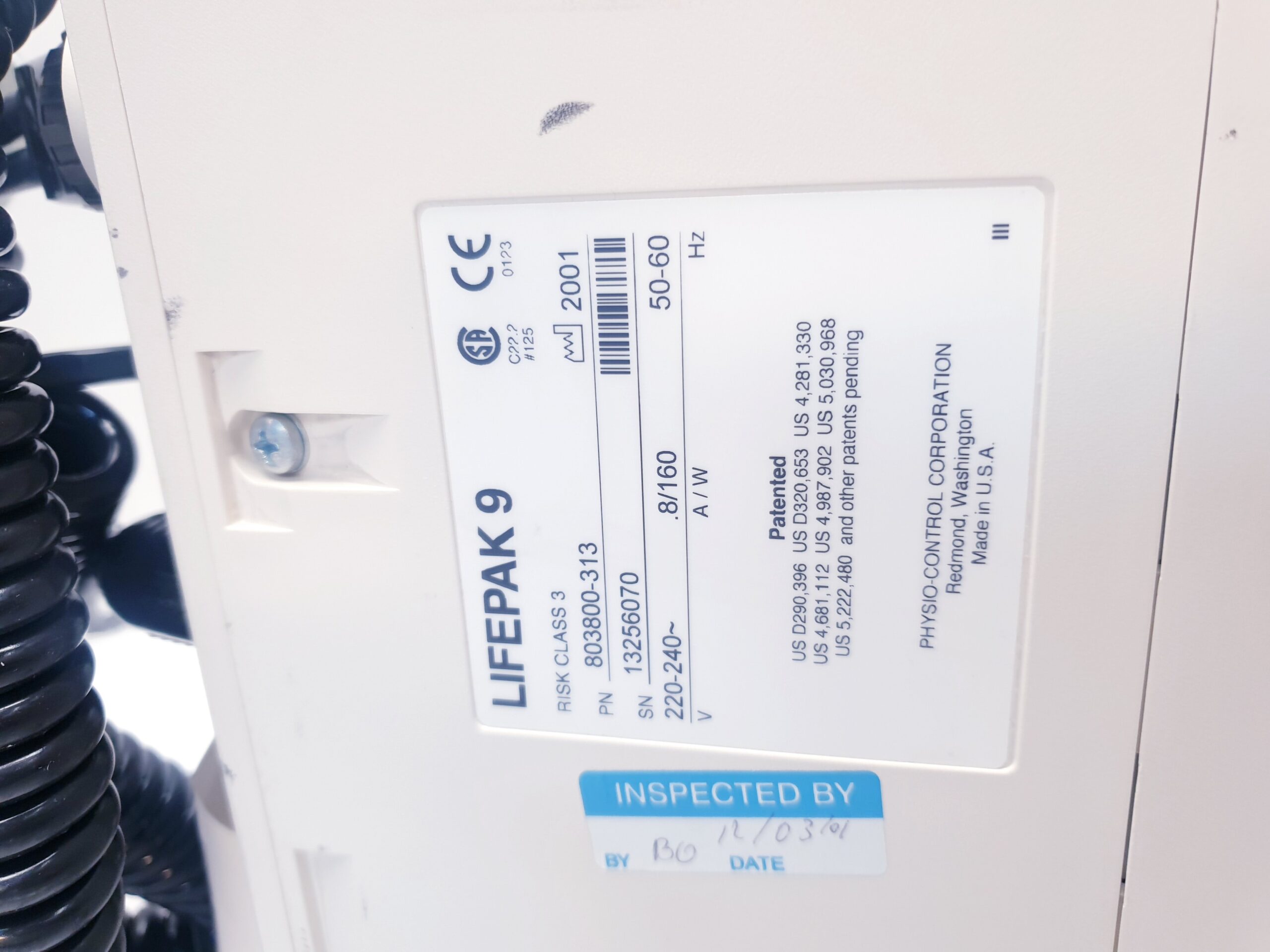 Physio-Control Lifepak 9 Defibrillator EKG; 1 Kanal Printer thumbnail 15