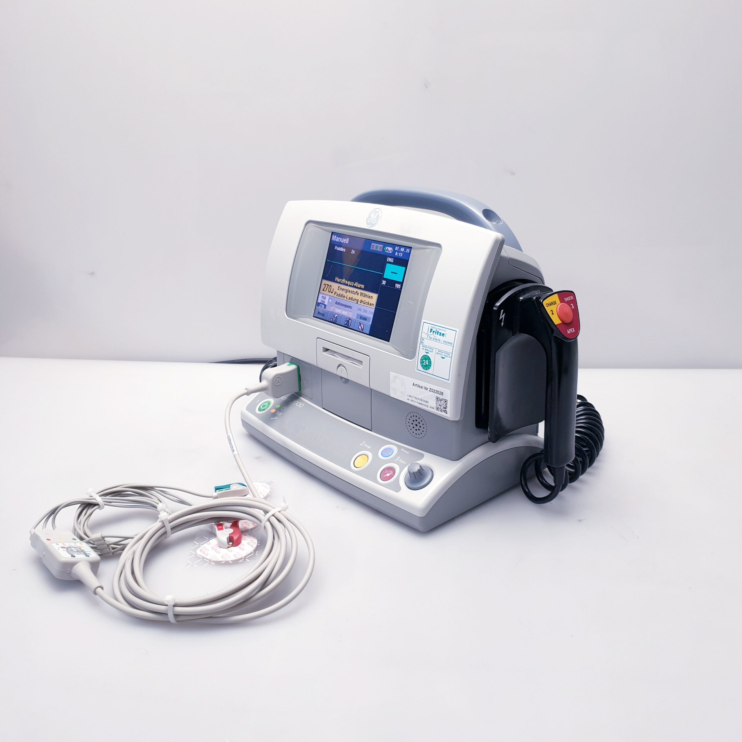 GE Responder 2000, 2025653-008 Defibrillator thumbnail 7