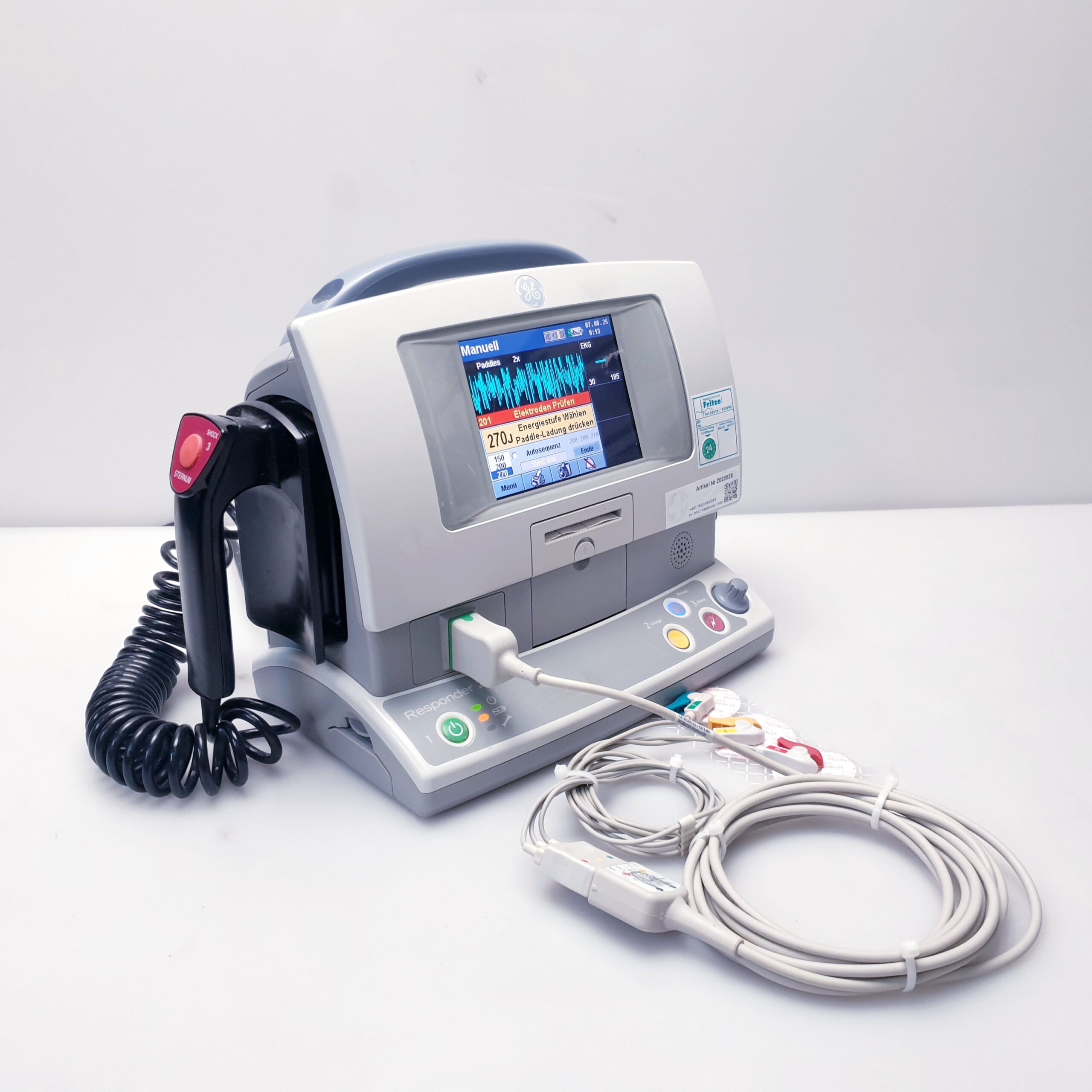 GE Responder 2000, 2025653-008 Defibrillator thumbnail 8
