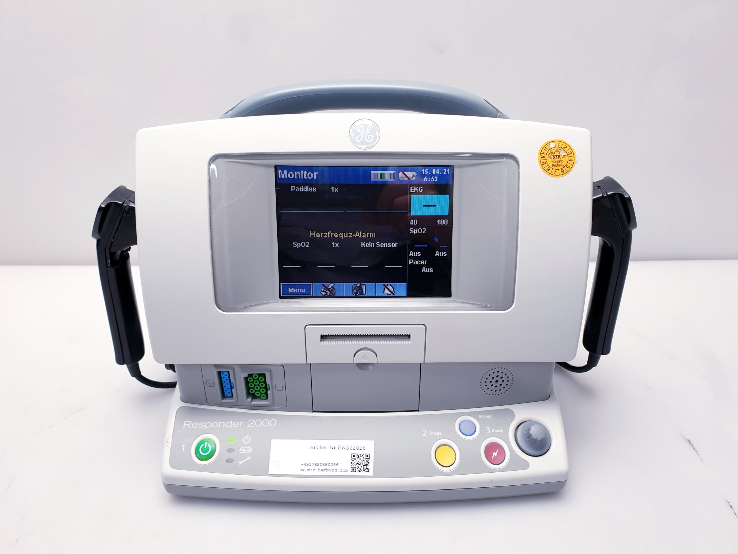 GE Responder 2000, 2025653-008 Defibrillator thumbnail 10