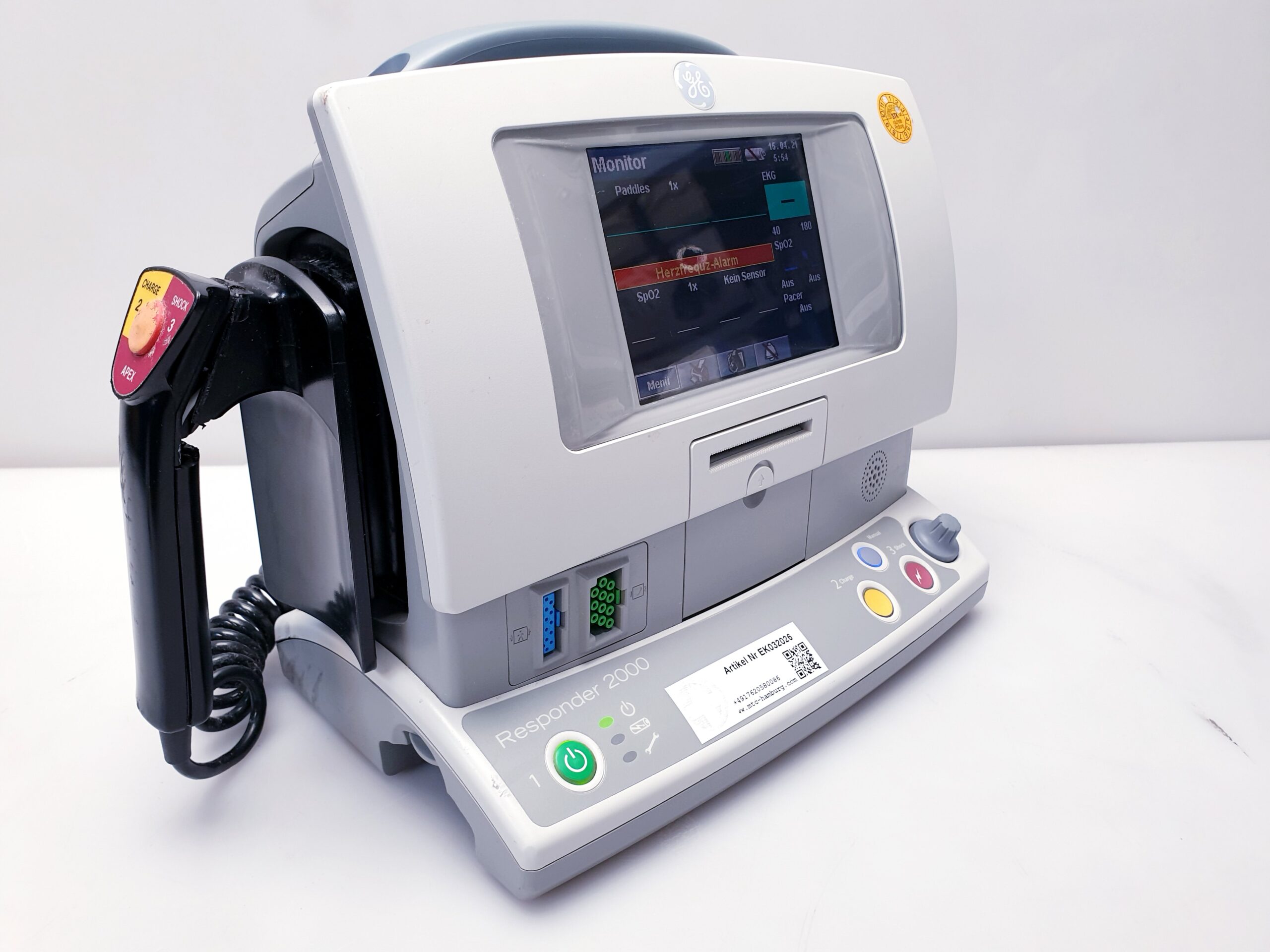 GE Responder 2000, 2025653-008 Defibrillator thumbnail 12