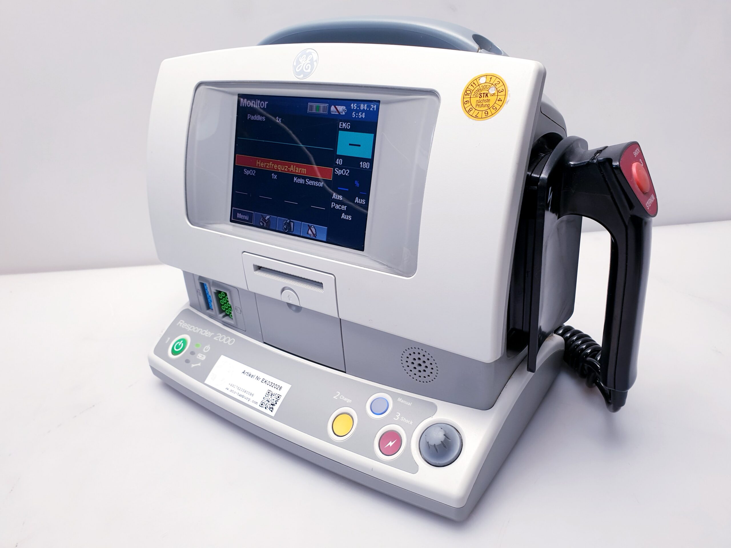 GE Responder 2000, 2025653-008 Defibrillator thumbnail 13