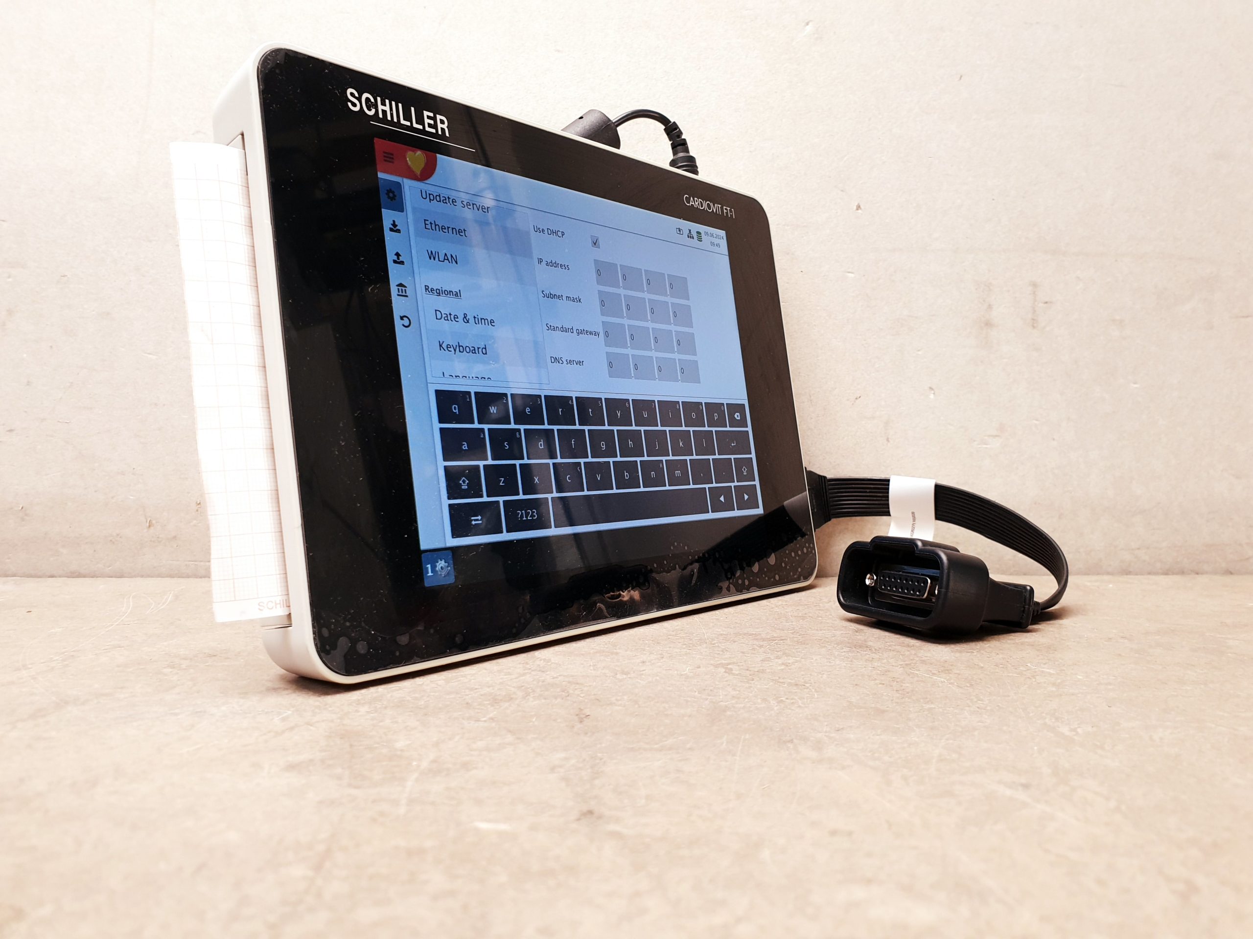 Schiller CARDIOVIT FT-1 Touch 12 Kanal EKG Gerät thumbnail 5