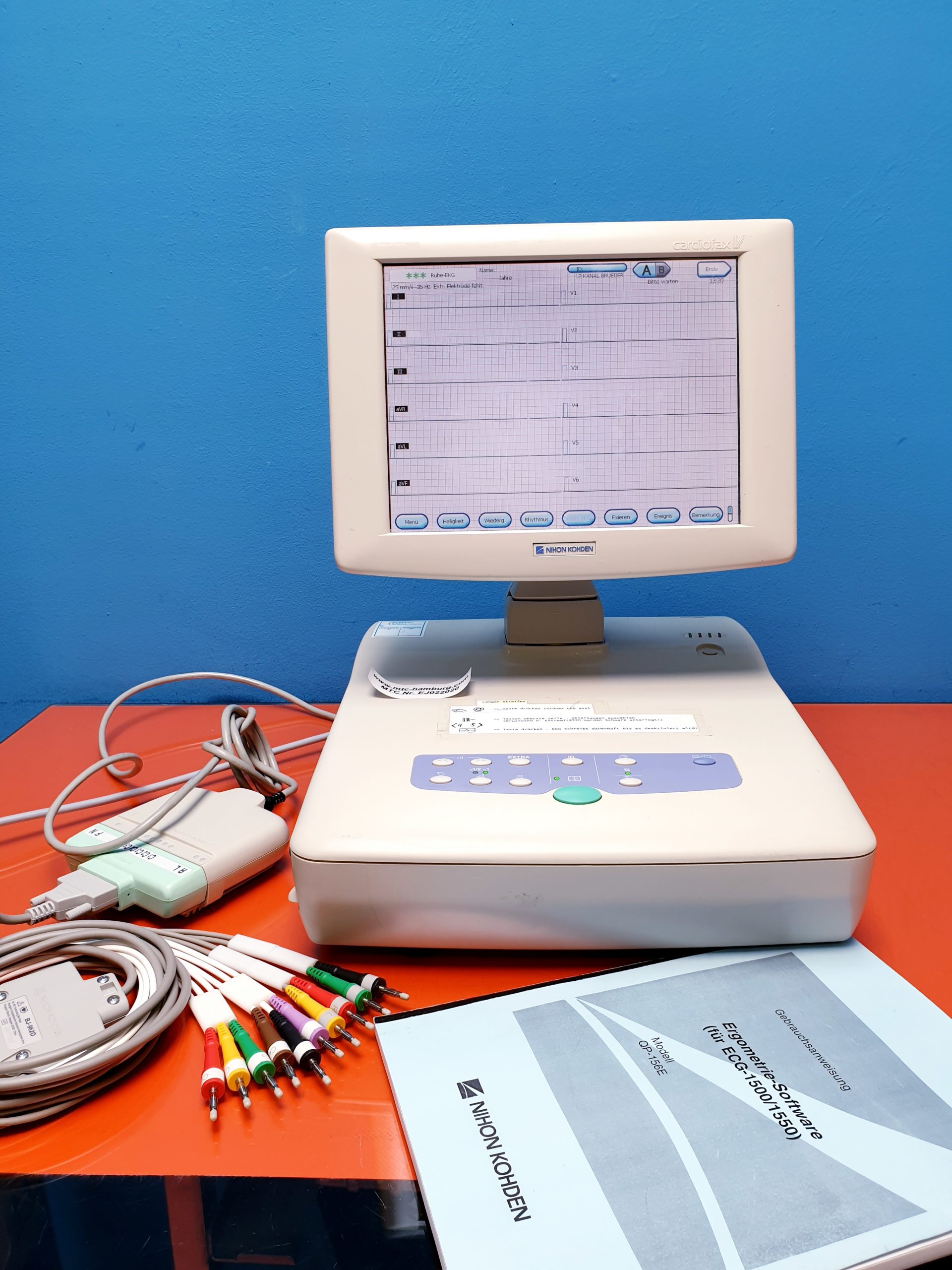 NIHON KOHDEN ECG-1550K ECG unit thumbnail 4