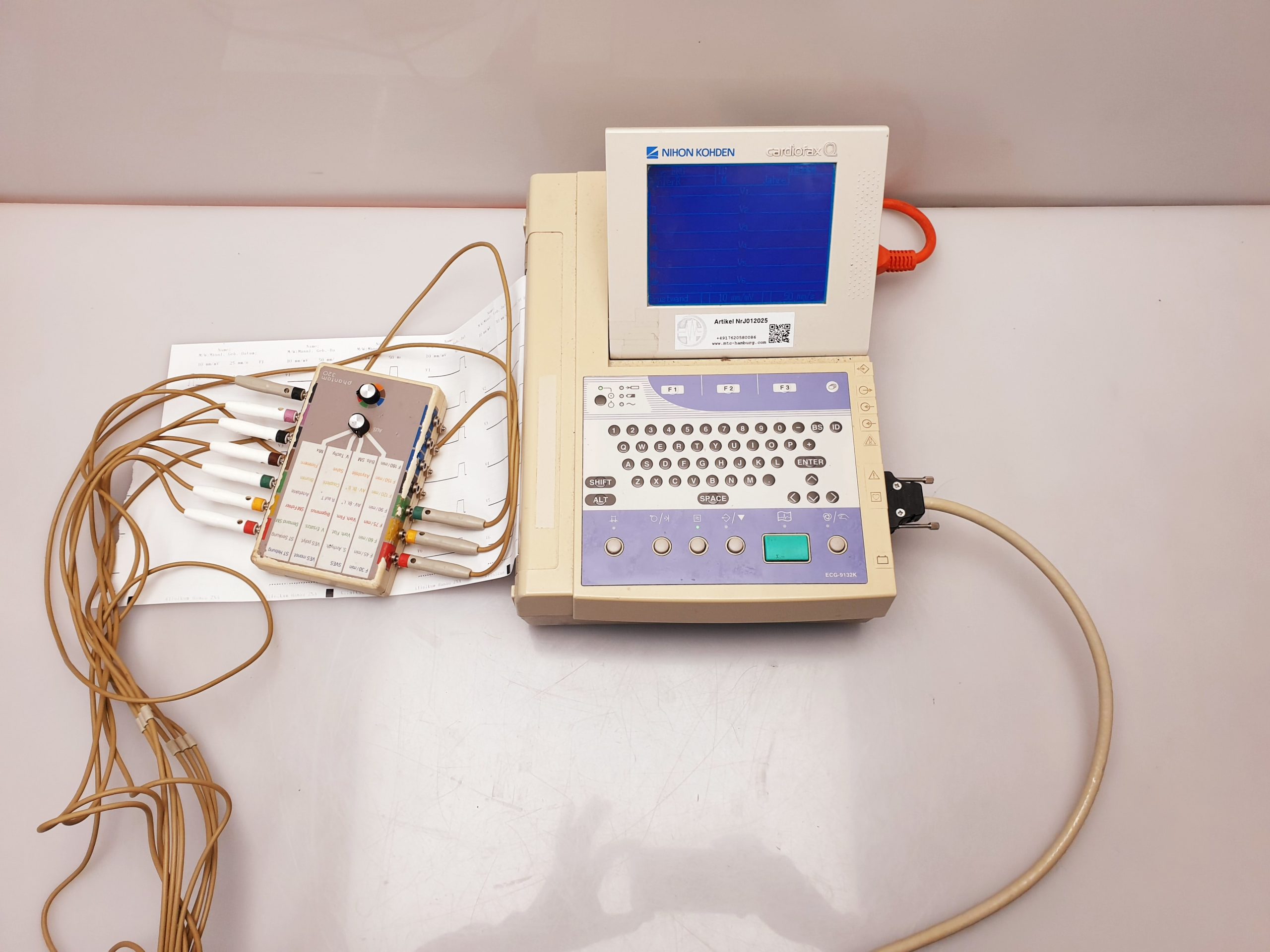 Nihon Kohden ECG-9132K Cardiofax Q thumbnail 2