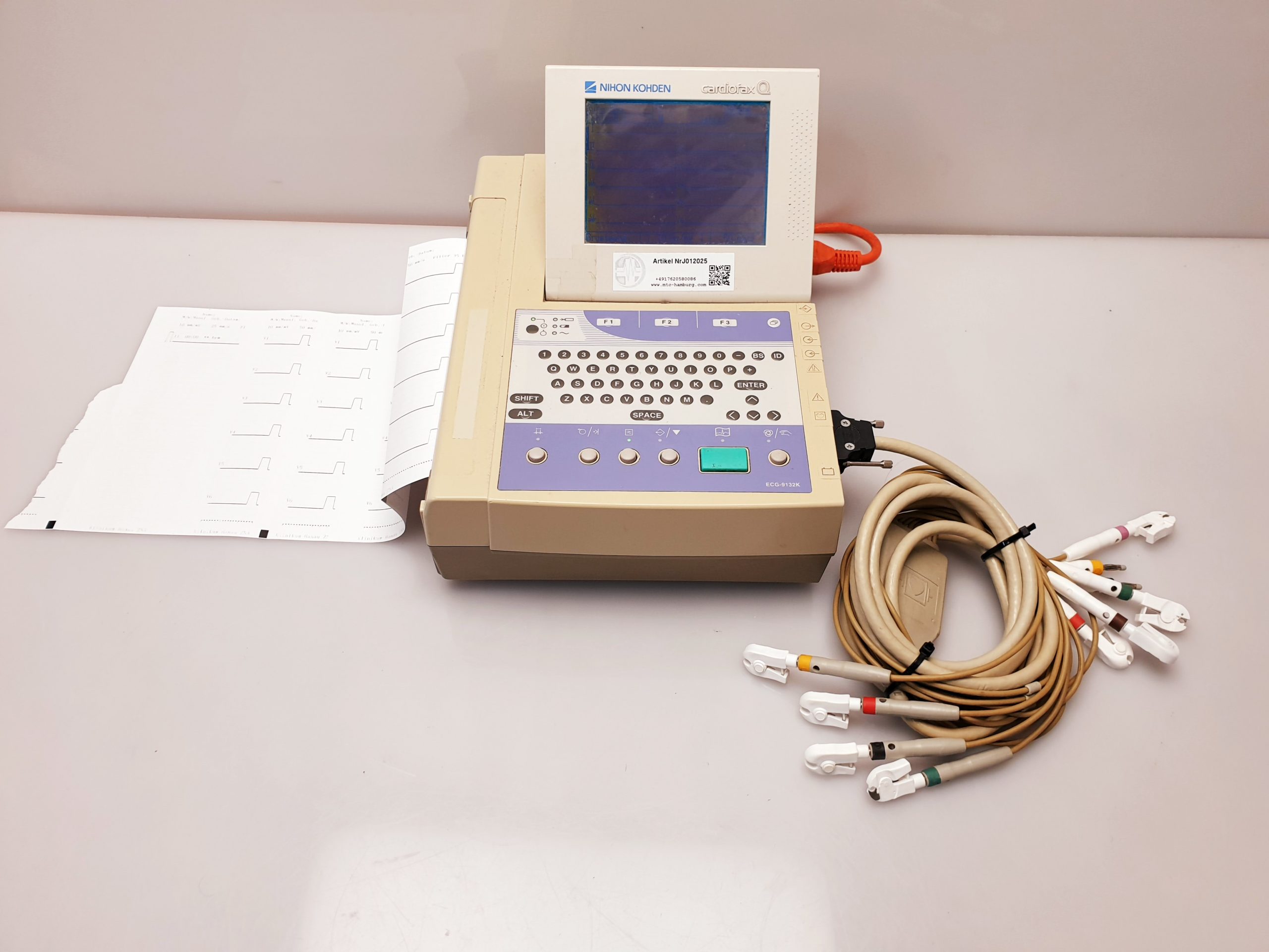 Nihon Kohden ECG-9132K Cardiofax Q thumbnail 3