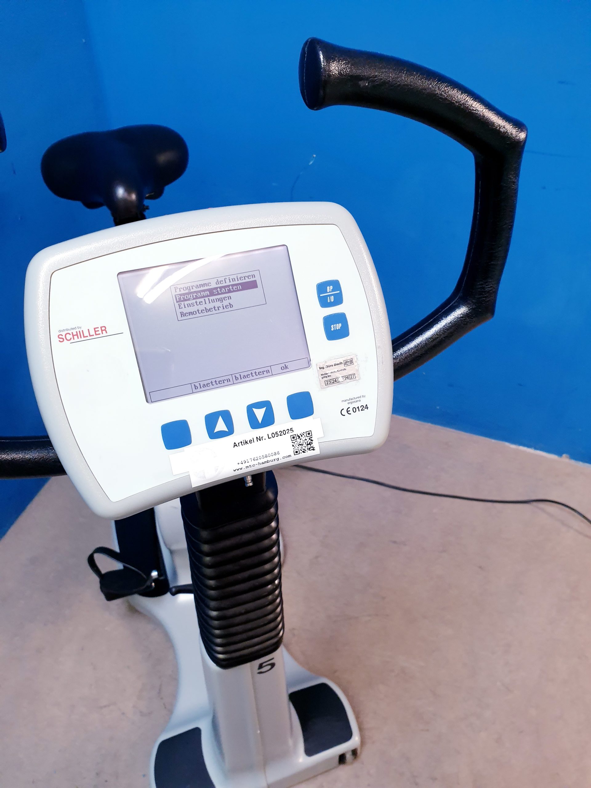 Schiller Ergosana ERG 911 S – ERG911S – Fahrrad-Ergometer Ergometer — image 1 of 8
