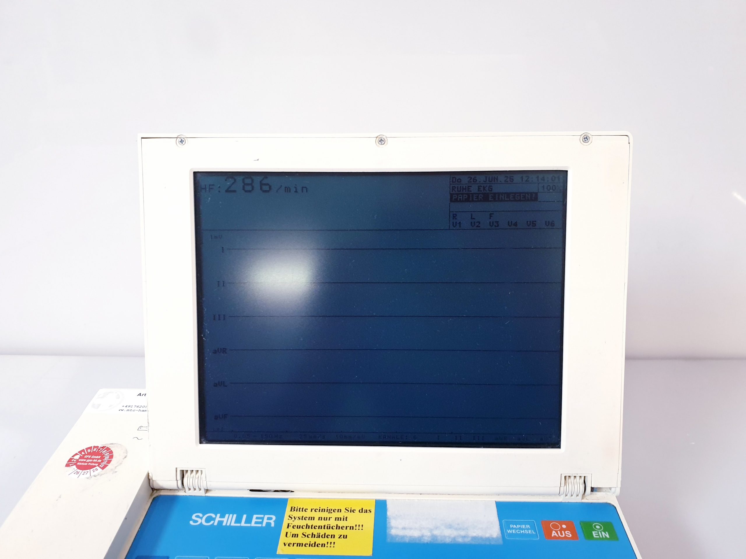 Schiller AT-10 – EKG mit Ableitungskabel thumbnail 4