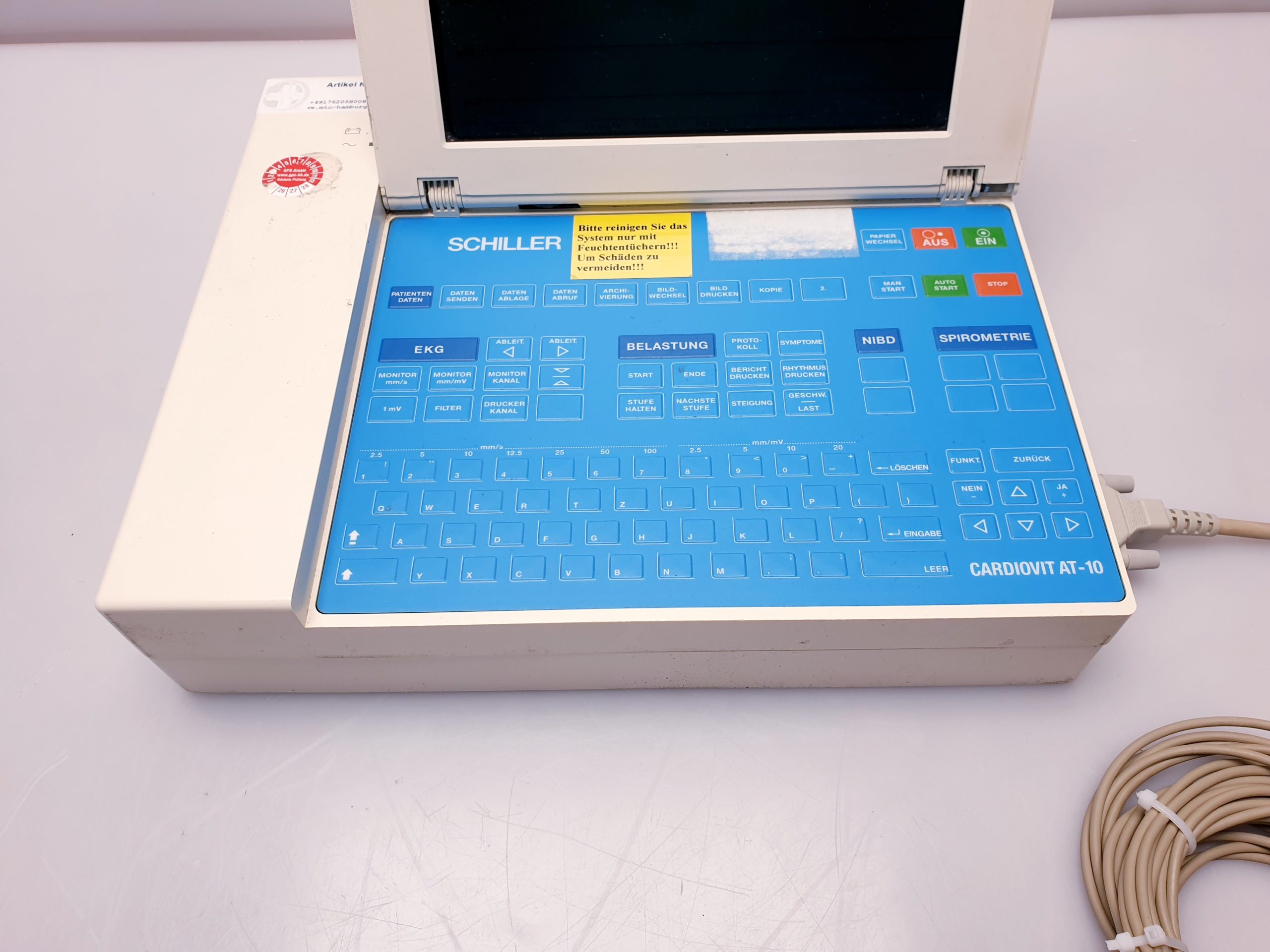 Schiller AT-10 – EKG mit Ableitungskabel thumbnail 5