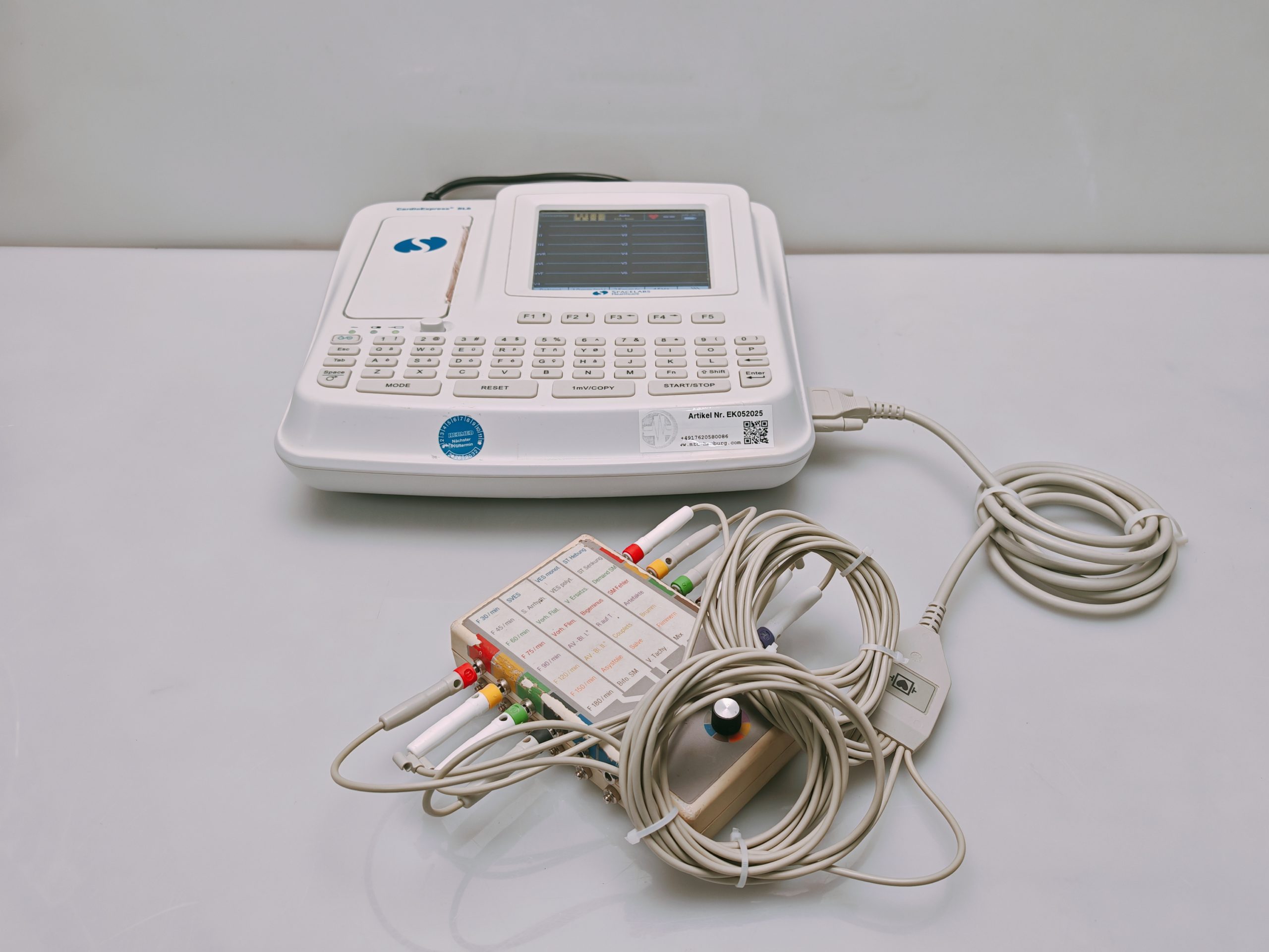 Space Labs Cardio Express SL6 – EKG + Ableitungskabel thumbnail 2