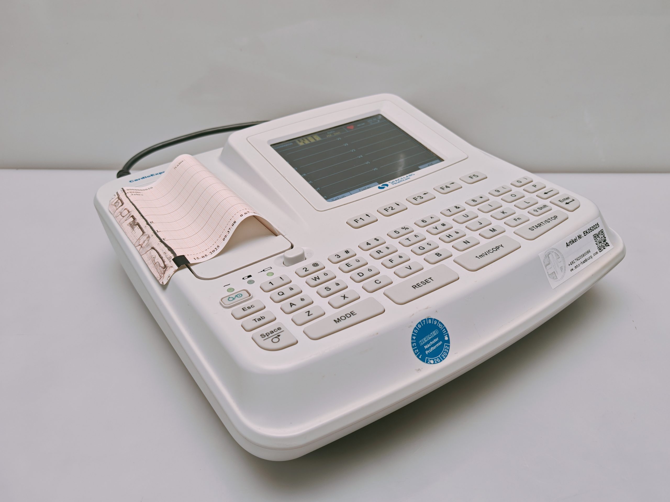 Space Labs Cardio Express SL6 – EKG + Ableitungskabel thumbnail 7