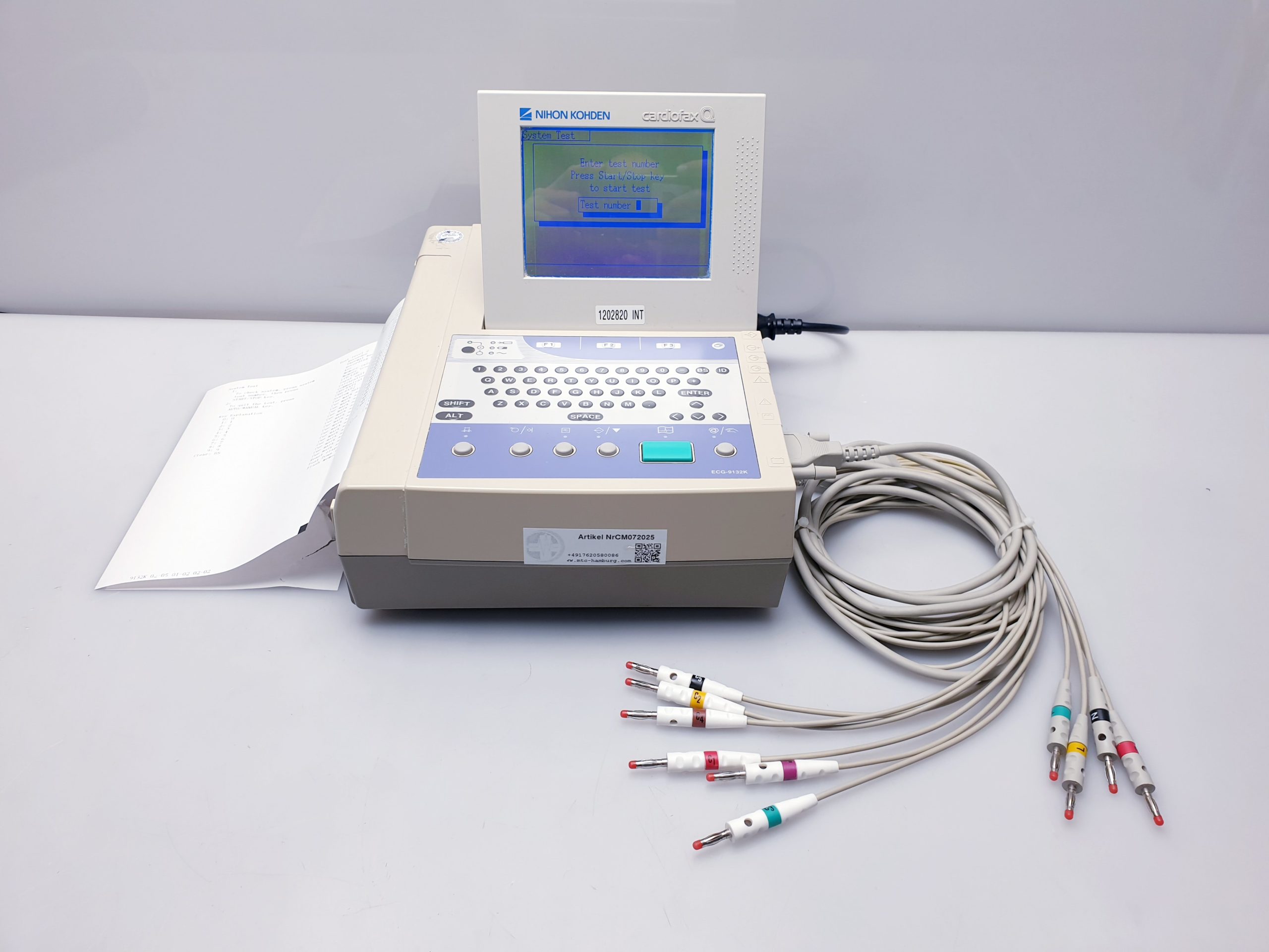 Nihon Kohden ECG-9132K Cardiofax — image 1 of 9