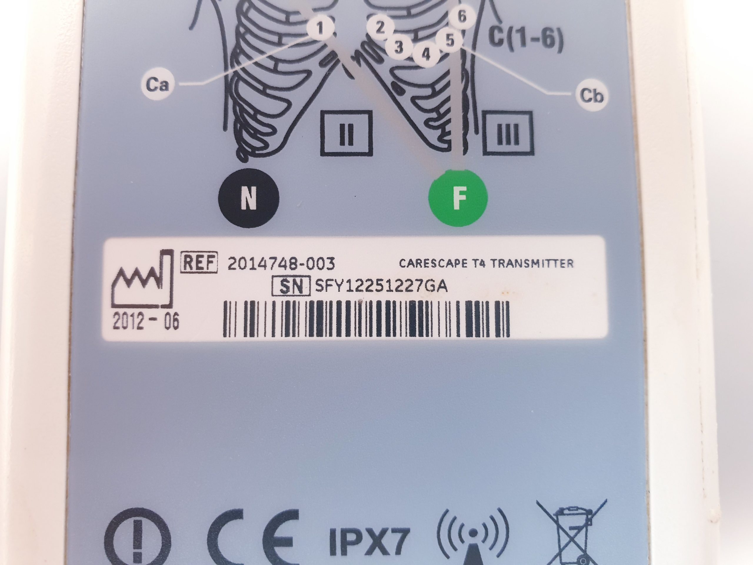GE Healthcare Carescape Telemetriegerät Herzfrequenz, EKG-Elektroden SN SFY12251227GA thumbnail 9