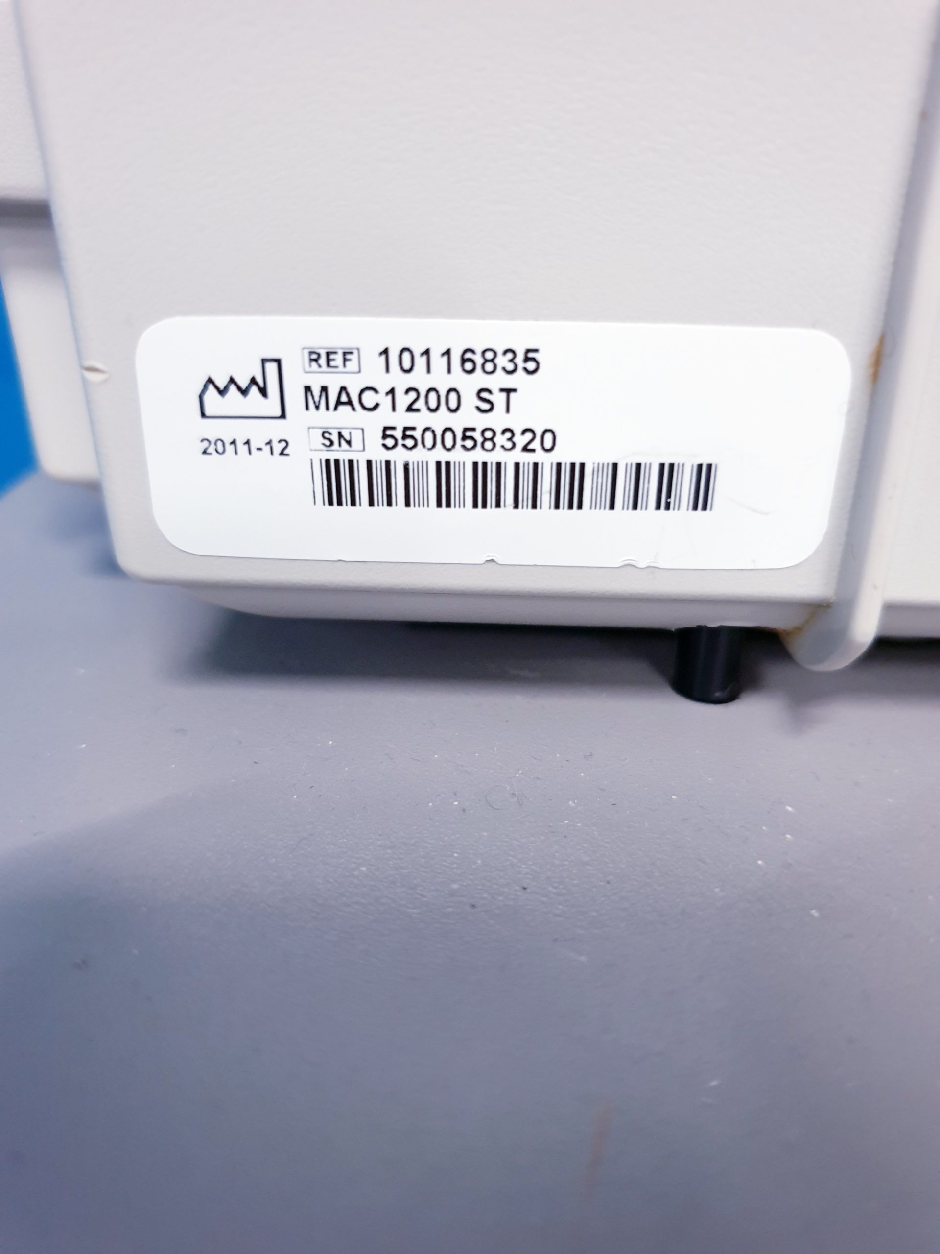 GE MAC 1200ST 1200 ST EKG Gerät mit Ableitungskabel thumbnail 9
