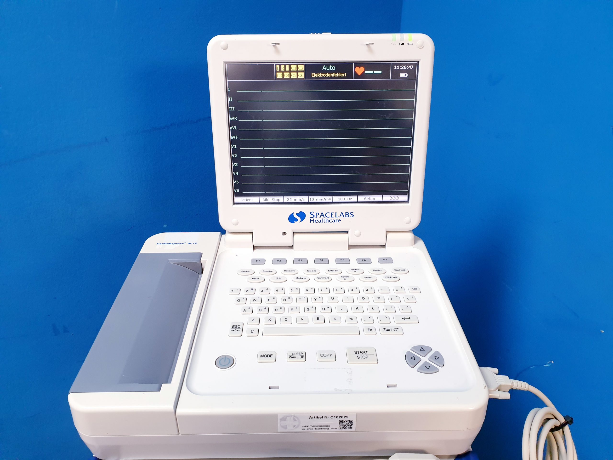 Spacelabs Cardio Express SL12 SL 12 EKG mit Ableitungskabel thumbnail 10