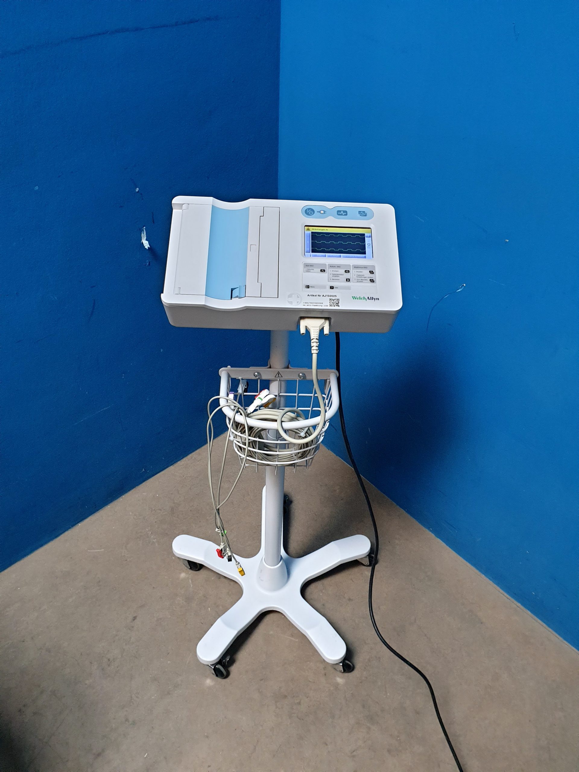 Welch Allyn Ref 405881 EKG mit Ableitungskabel thumbnail 10