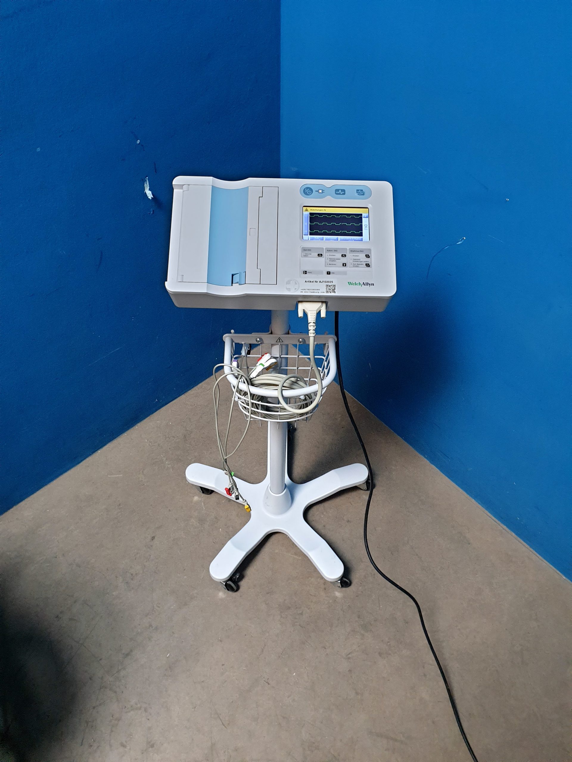Welch Allyn Ref 405881 EKG mit Ableitungskabel thumbnail 11