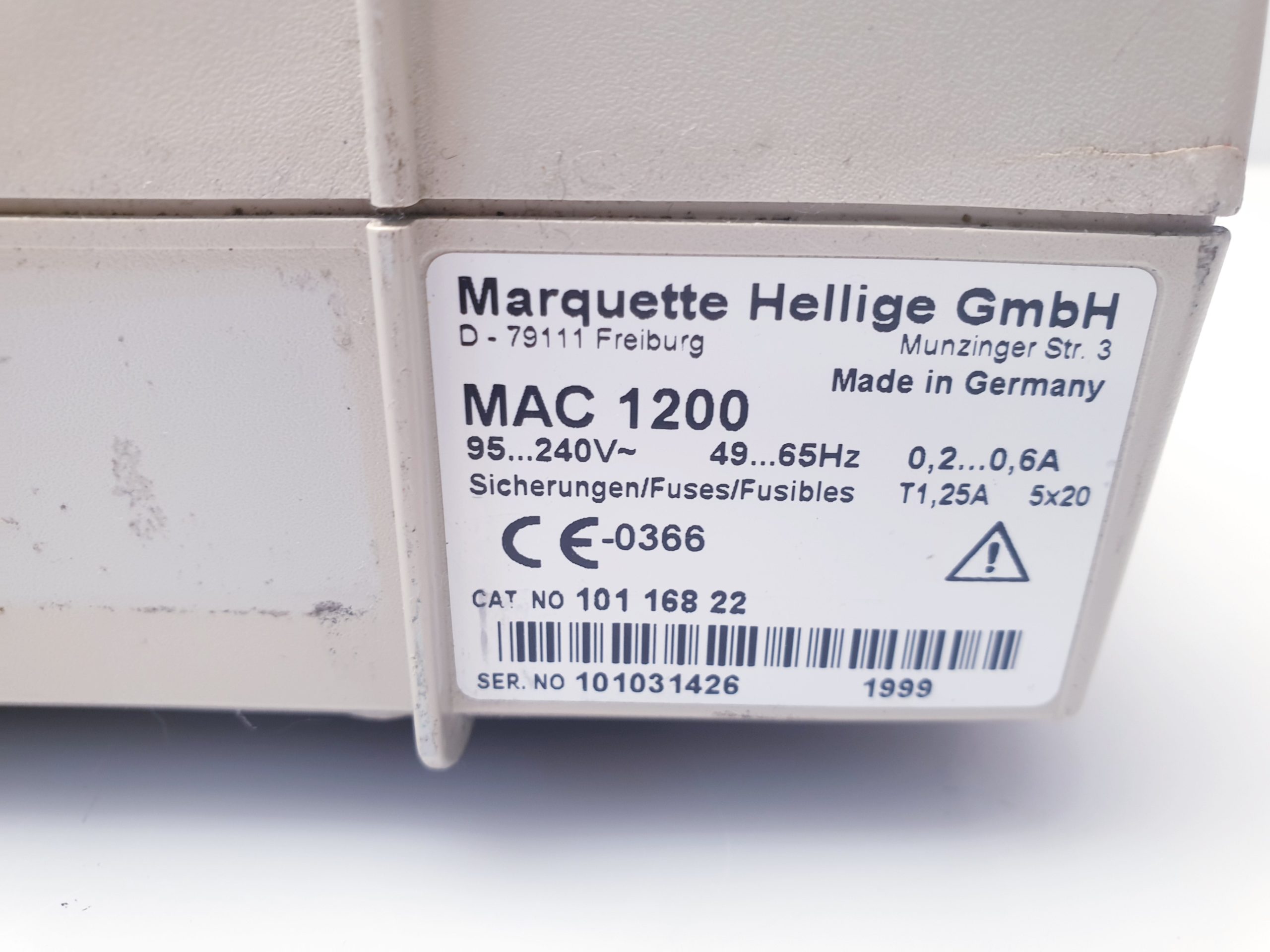 Marquette Hellige MAC 1200 EKG-Gerät – ungeprüft thumbnail 8