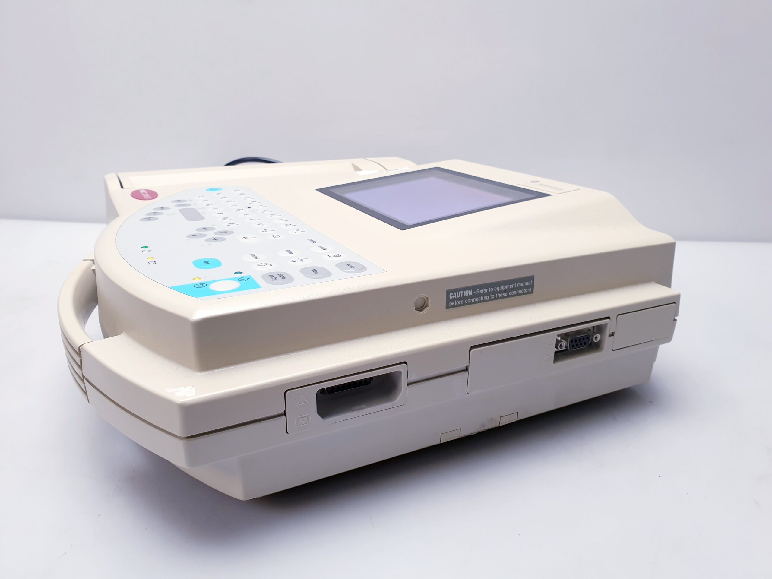 GE MAC 1200ST // 1200 ST EKG Gerät mit Ableitungskabel thumbnail 17