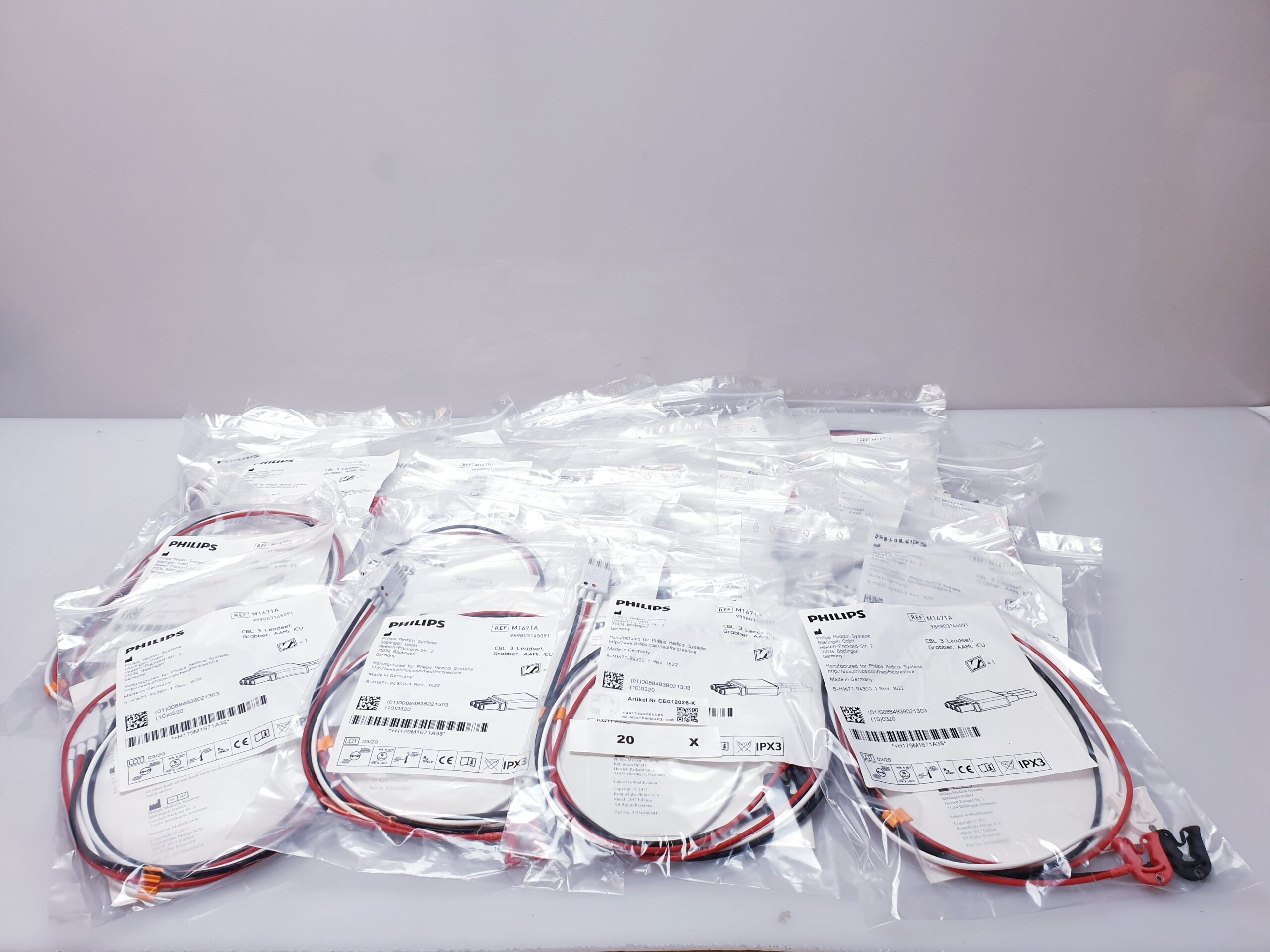 Philips M1671A ECG Cable 3-Lead. thumbnail 2