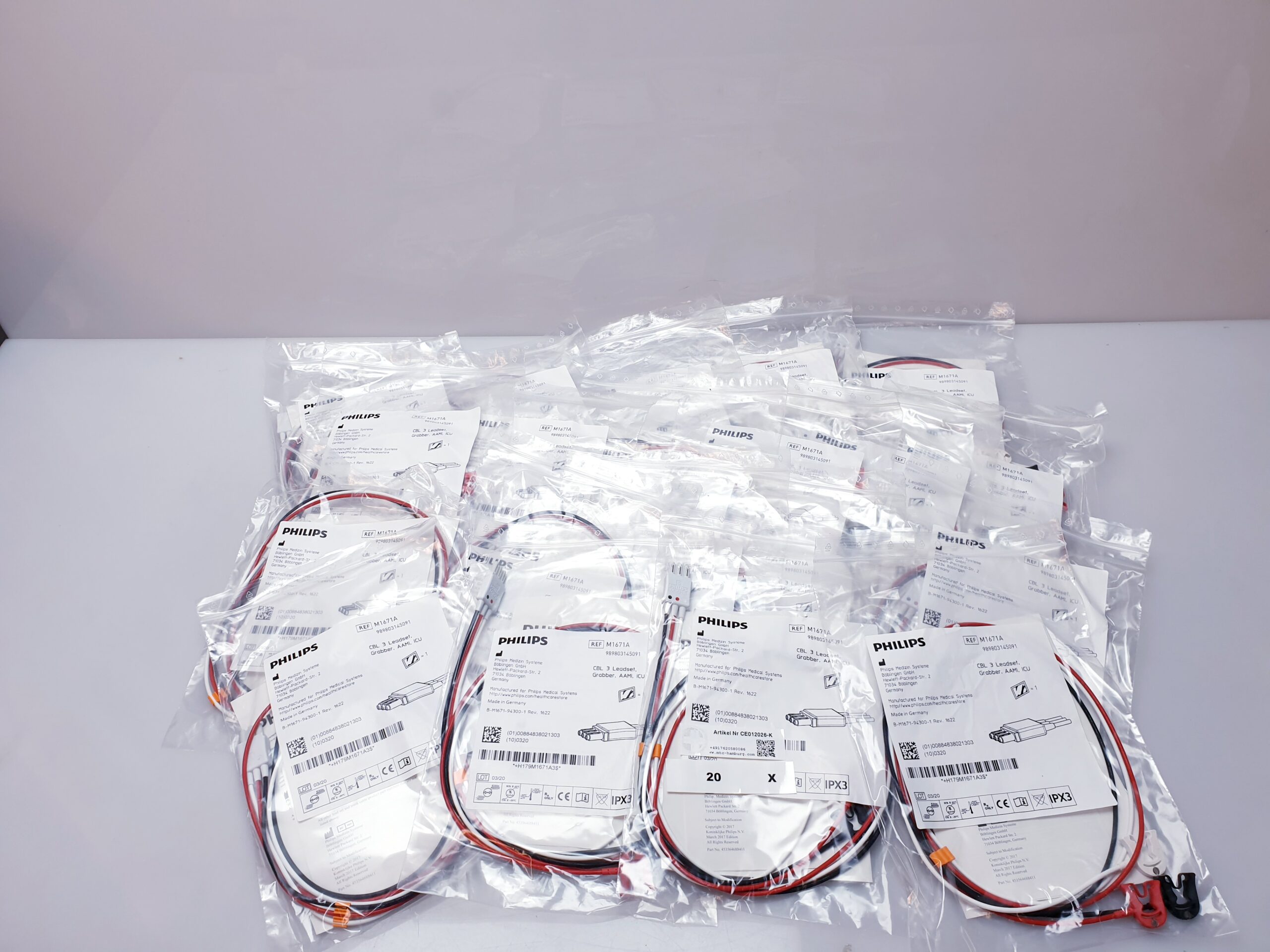 Philips M1671A ECG Cable 3-Lead. thumbnail 3