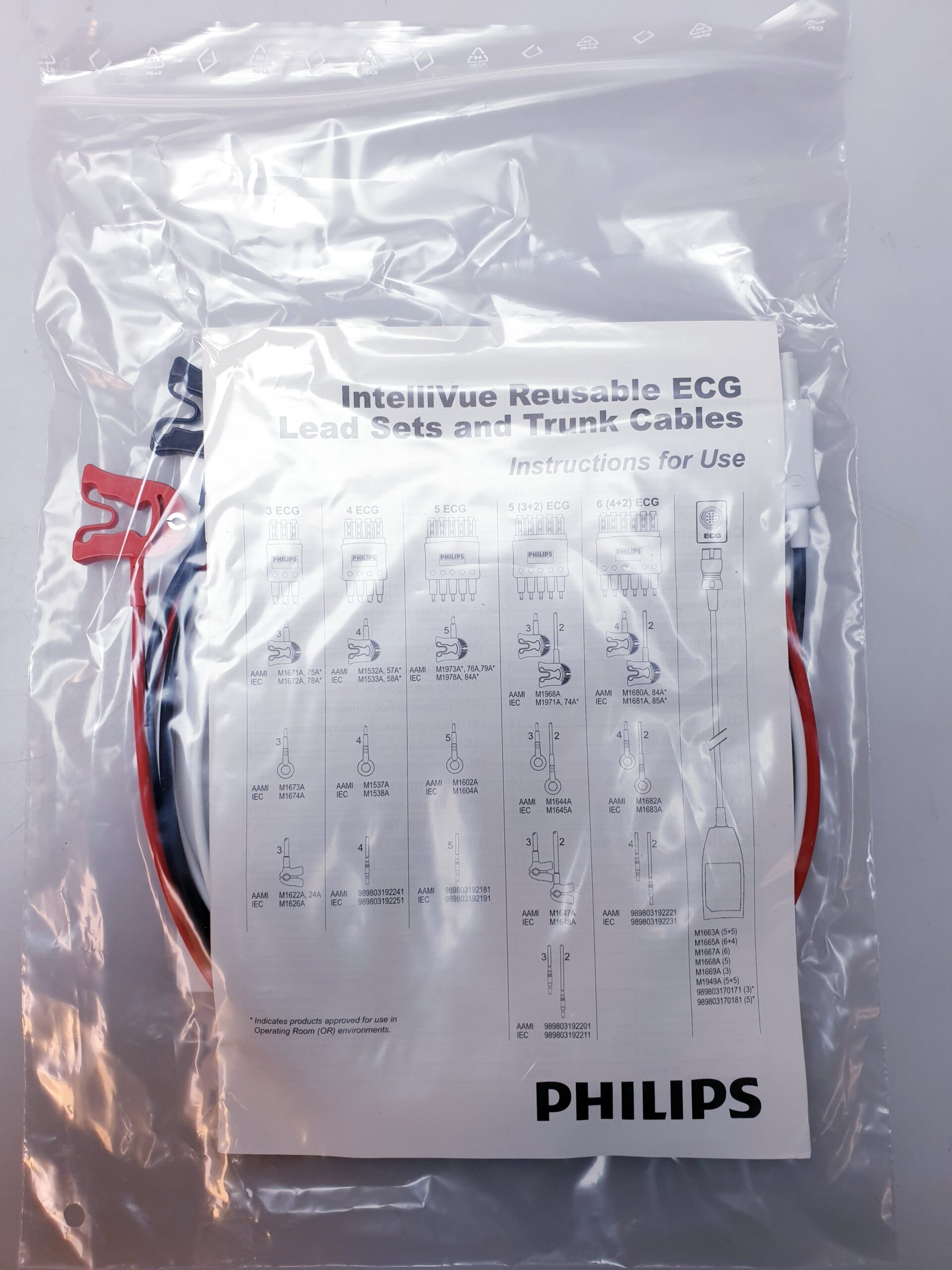 Philips M1671A ECG Cable 3-Lead. thumbnail 7