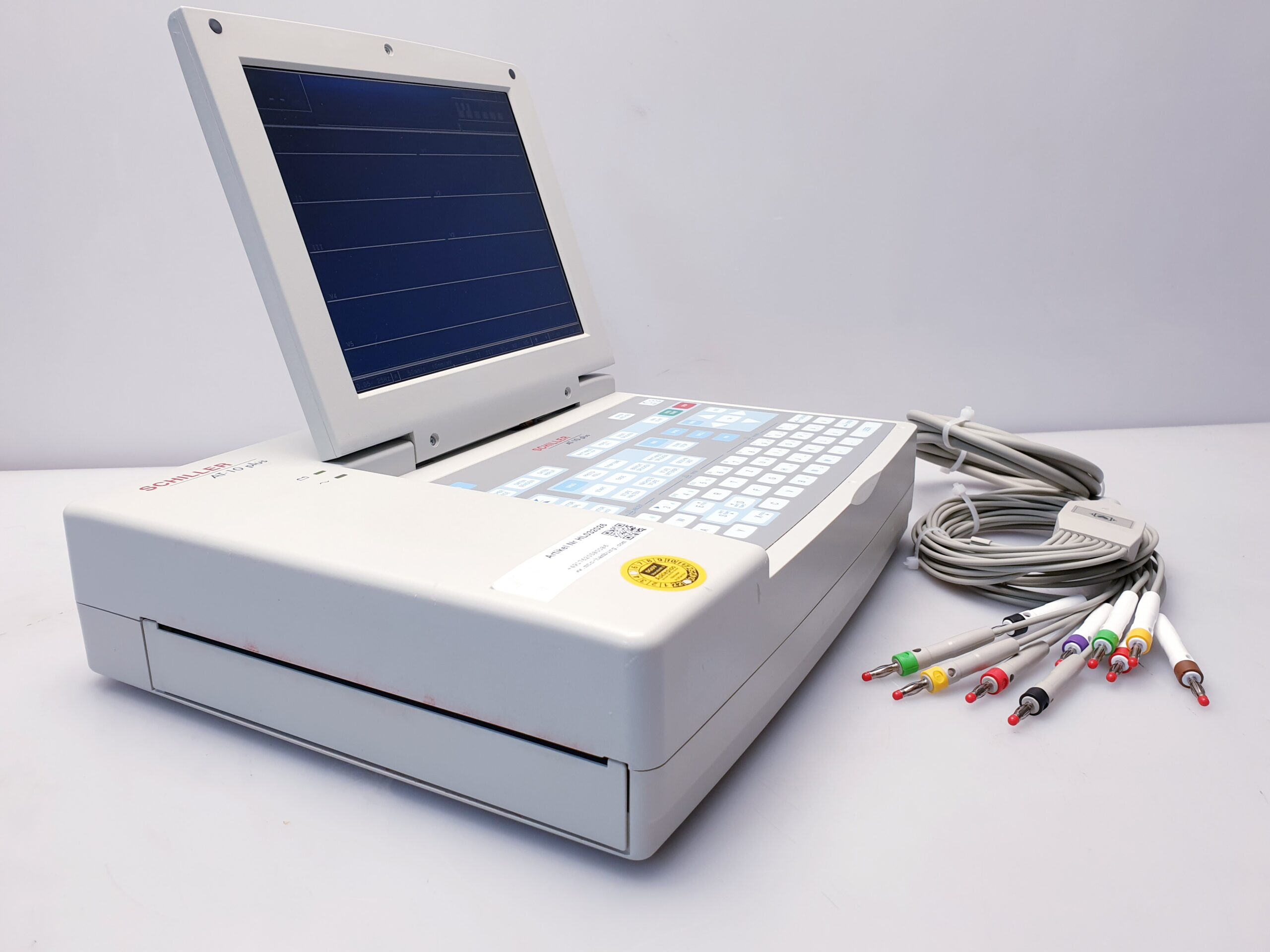 Schiller AT-10 PLUS EKG 12 Kanal Gerät mit LCD Display thumbnail 4