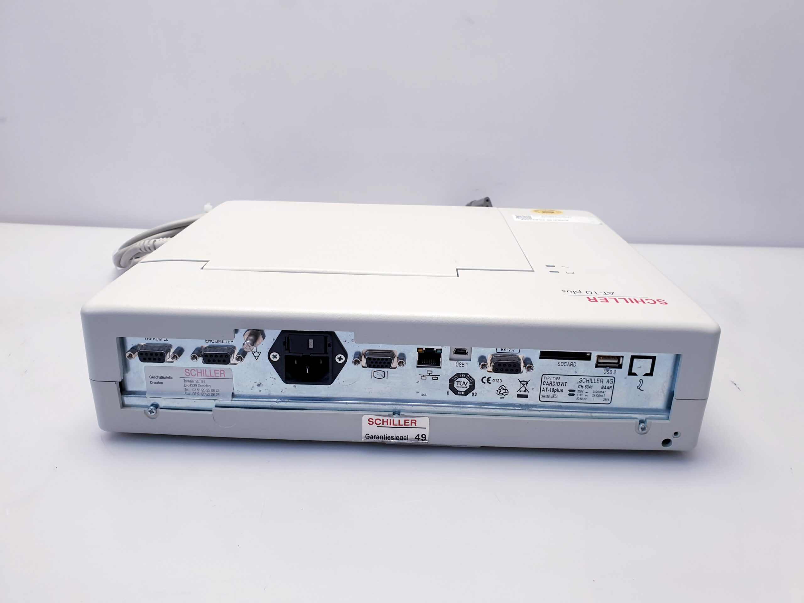 Schiller AT-10 PLUS EKG 12 Kanal Gerät mit LCD Display thumbnail 8