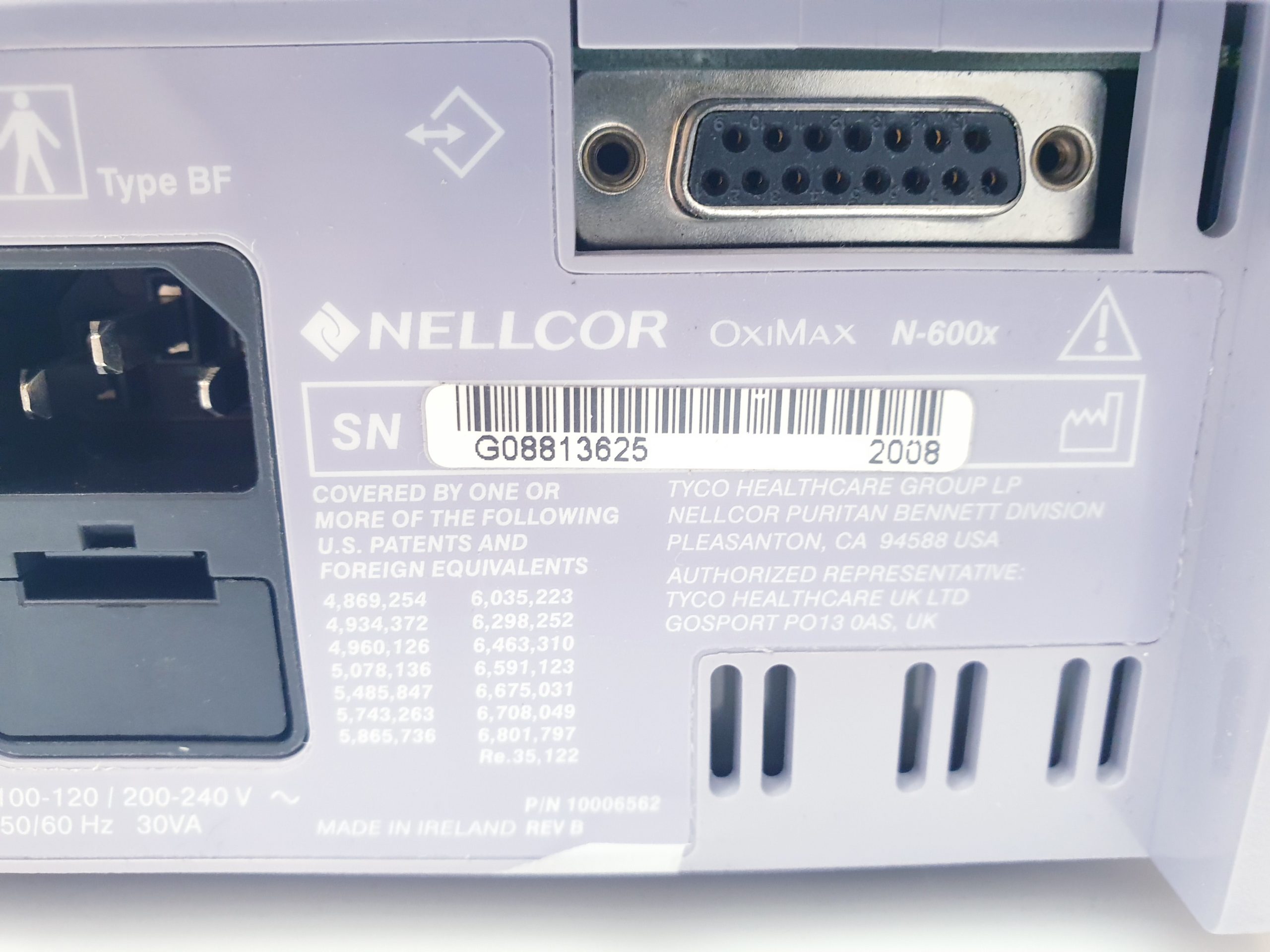 Nellcor OxiMax N-600x Pulsoximeter – defekt thumbnail 8