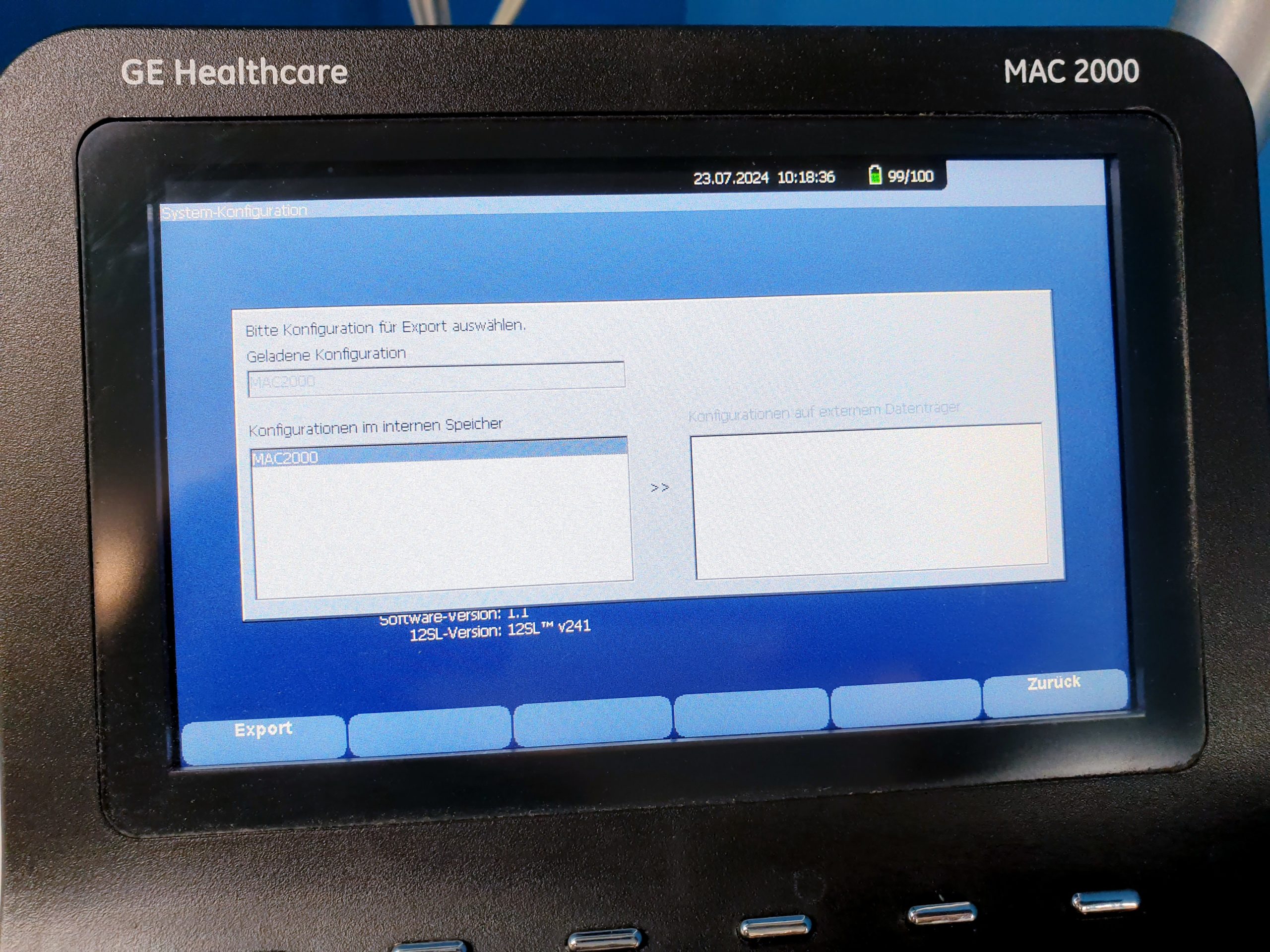 GE MAC 2000 EKG Maschine + KISS Sauganlage thumbnail 7