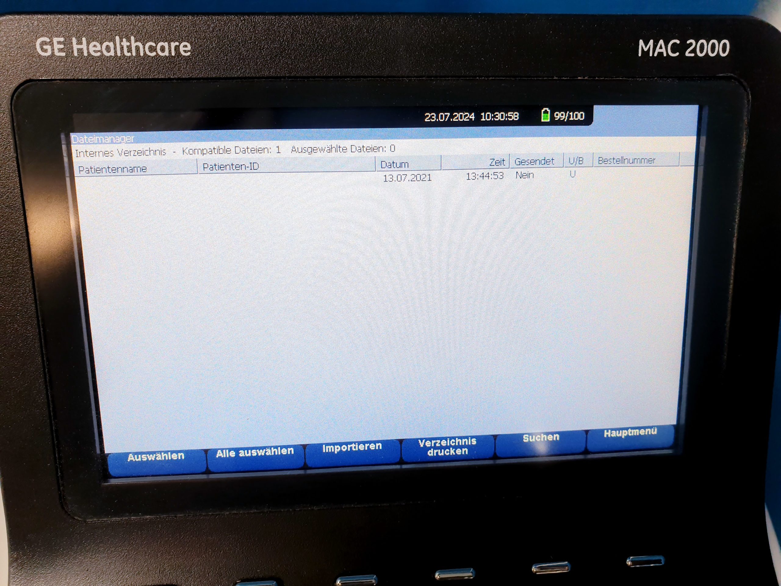 GE MAC 2000 EKG Maschine + KISS Sauganlage thumbnail 22