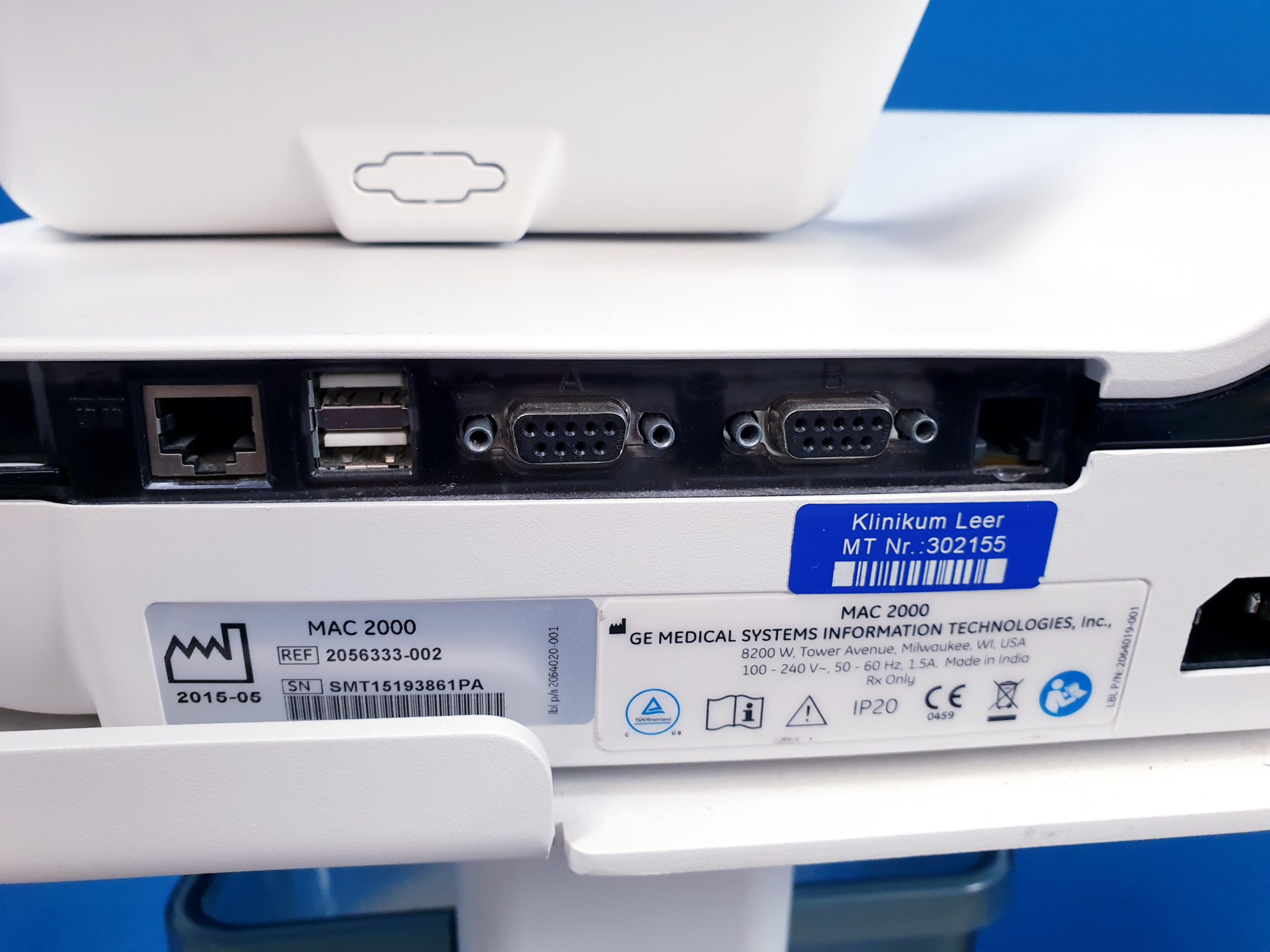 GE MAC 2000 EKG thumbnail 12