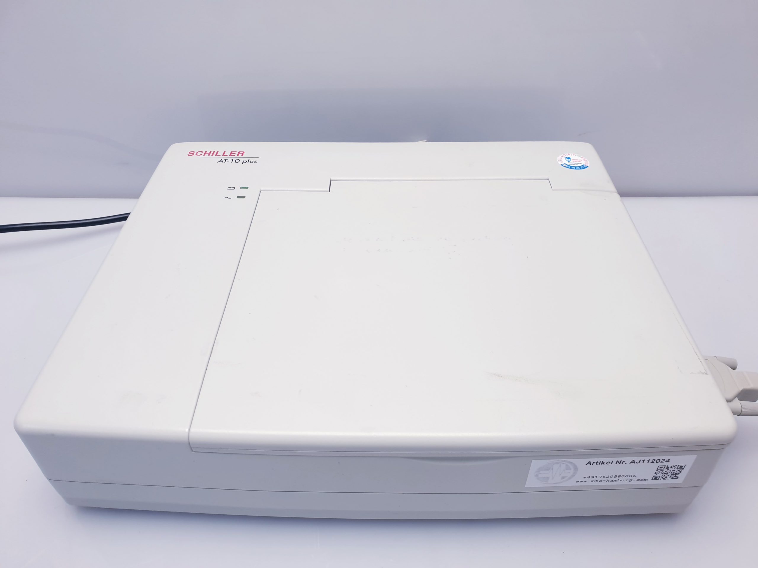 Schiller AT-10 PLUS EKG 12 Kanal Gerät mit LCD Display thumbnail 2