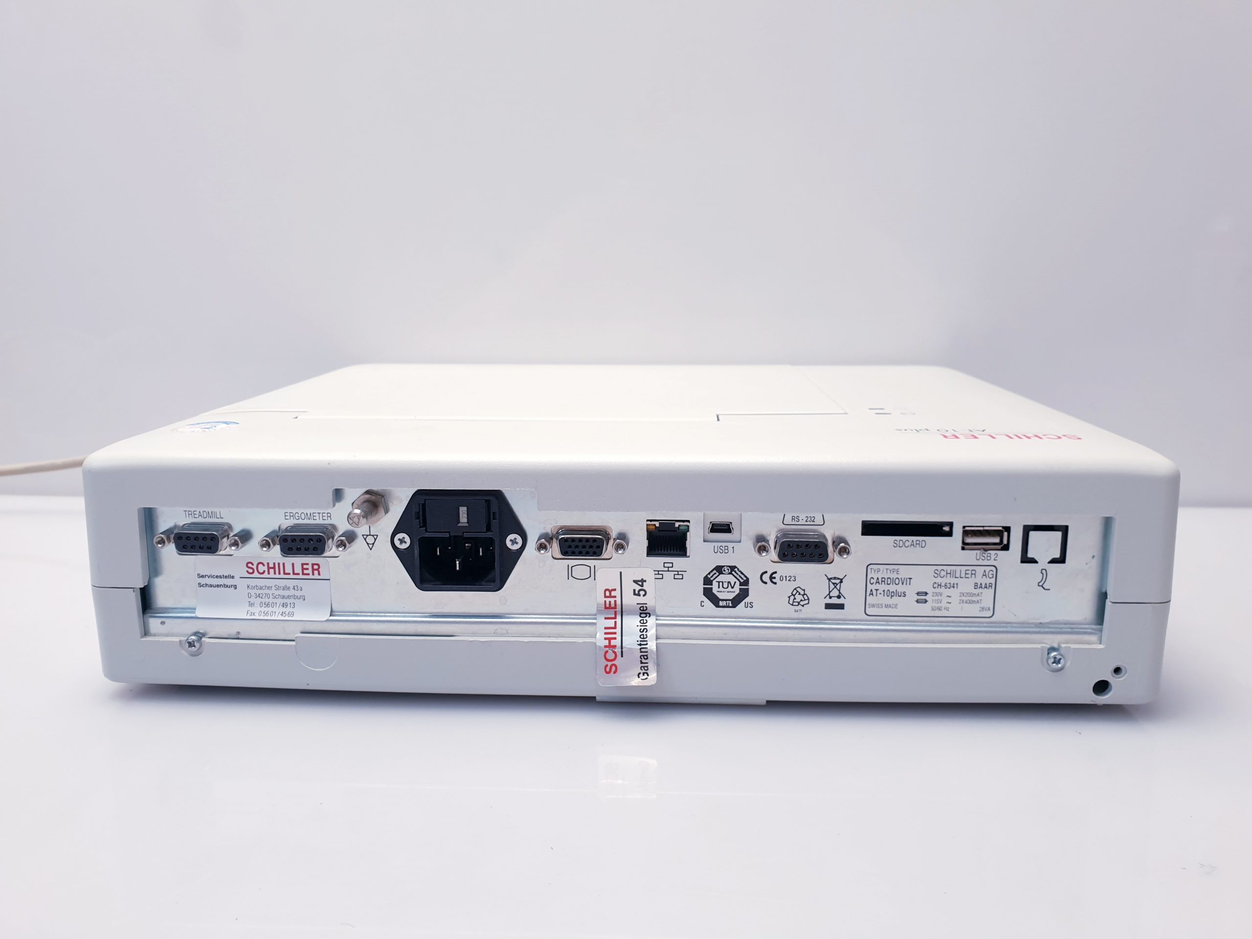 Schiller AT-10 PLUS EKG 12 Kanal Gerät mit LCD Display thumbnail 7