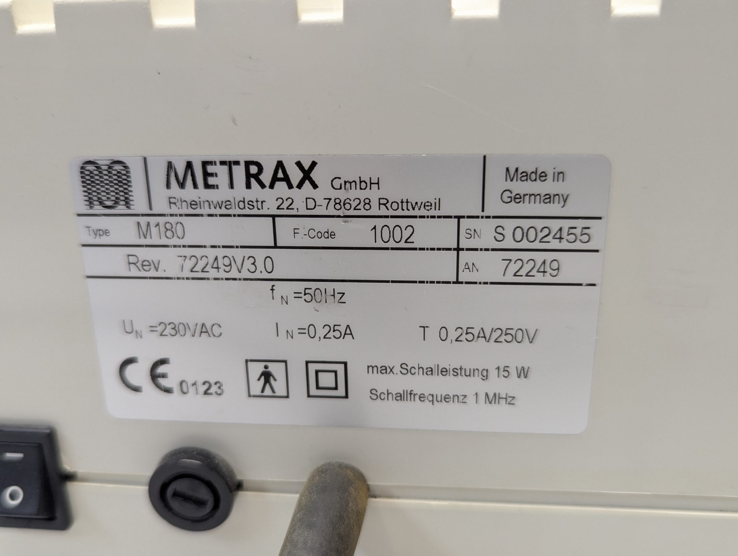 Primedic – Sono – Metrax M180 thumbnail 8