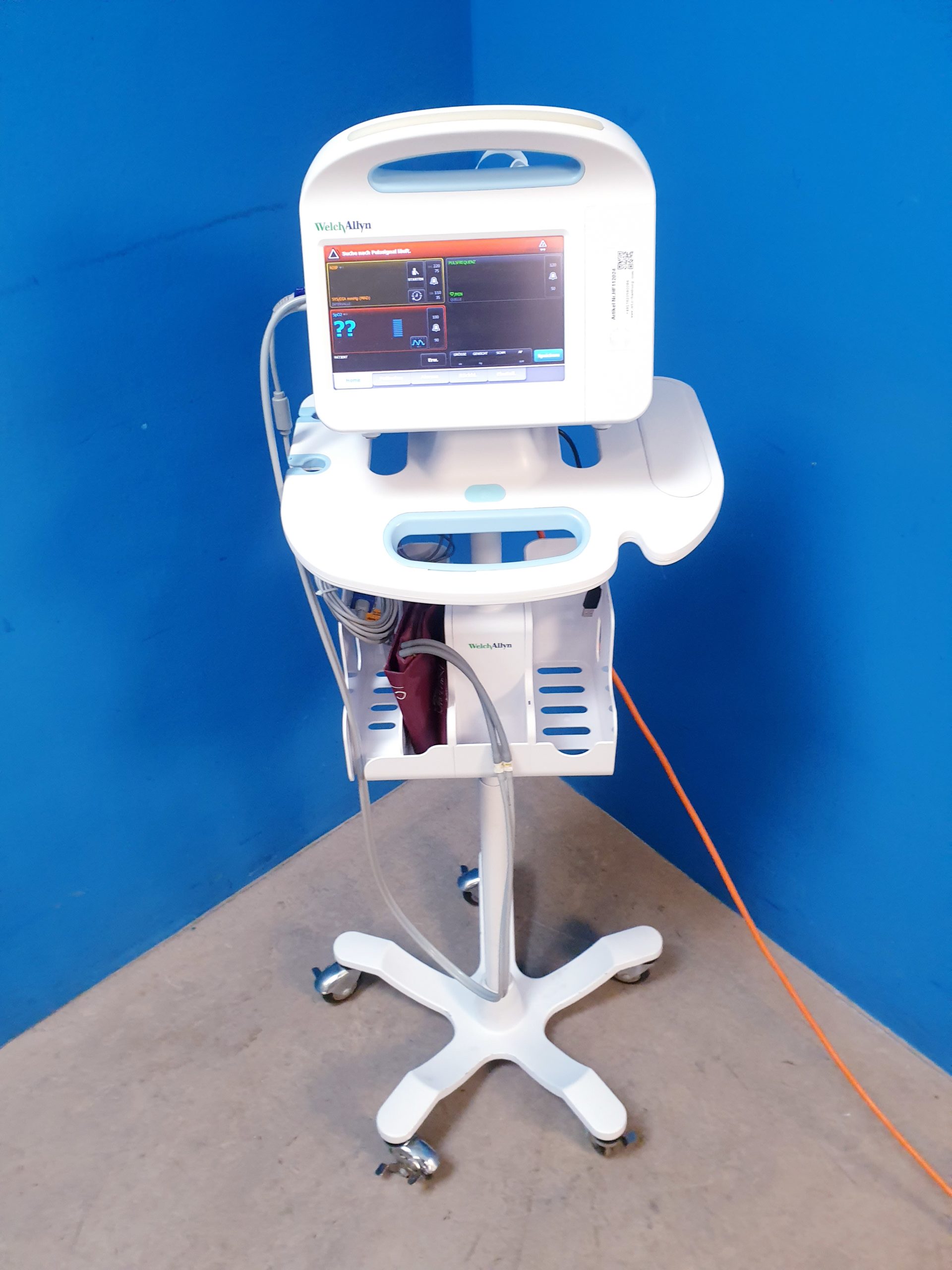 Welch Allyn Vital Signs Monitor 6000 Series NIBP SPO2 EKG UND TEMP thumbnail 5