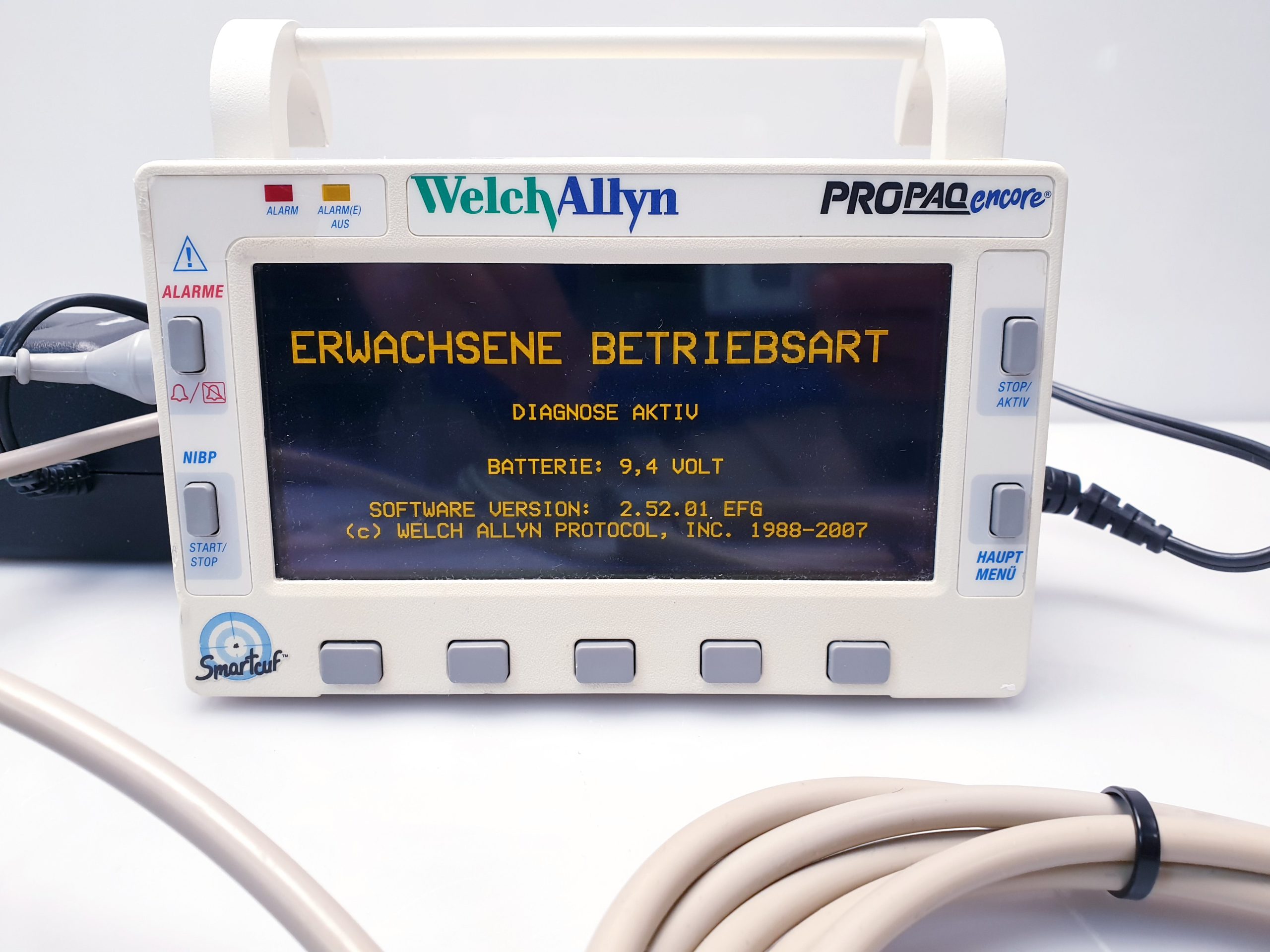 Welch Allyn propaq Encore 202EL Multi Parameter Patient Monitor EKG – SpO2 und NIBp thumbnail 2