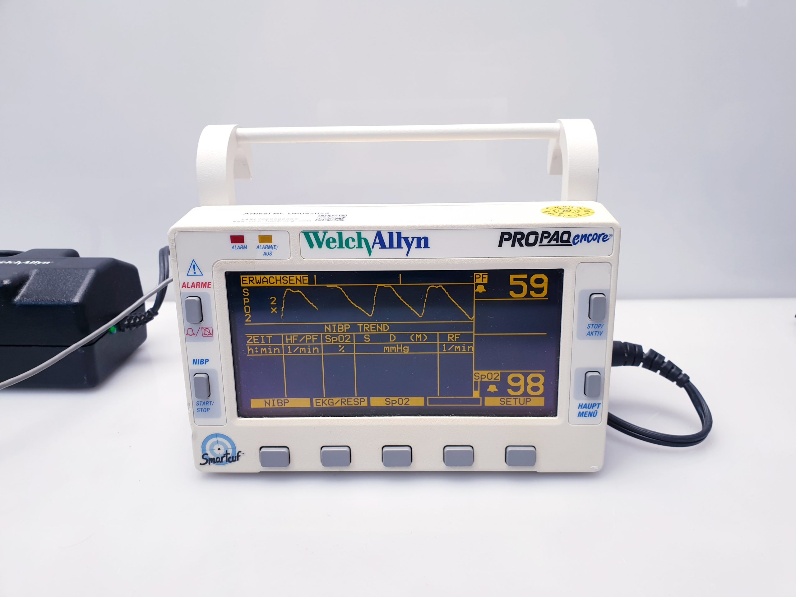 Welch Allyn propaq Encore 202EL Multi Parameter Patient Monitor EKG – SpO2 und NIBp thumbnail 11