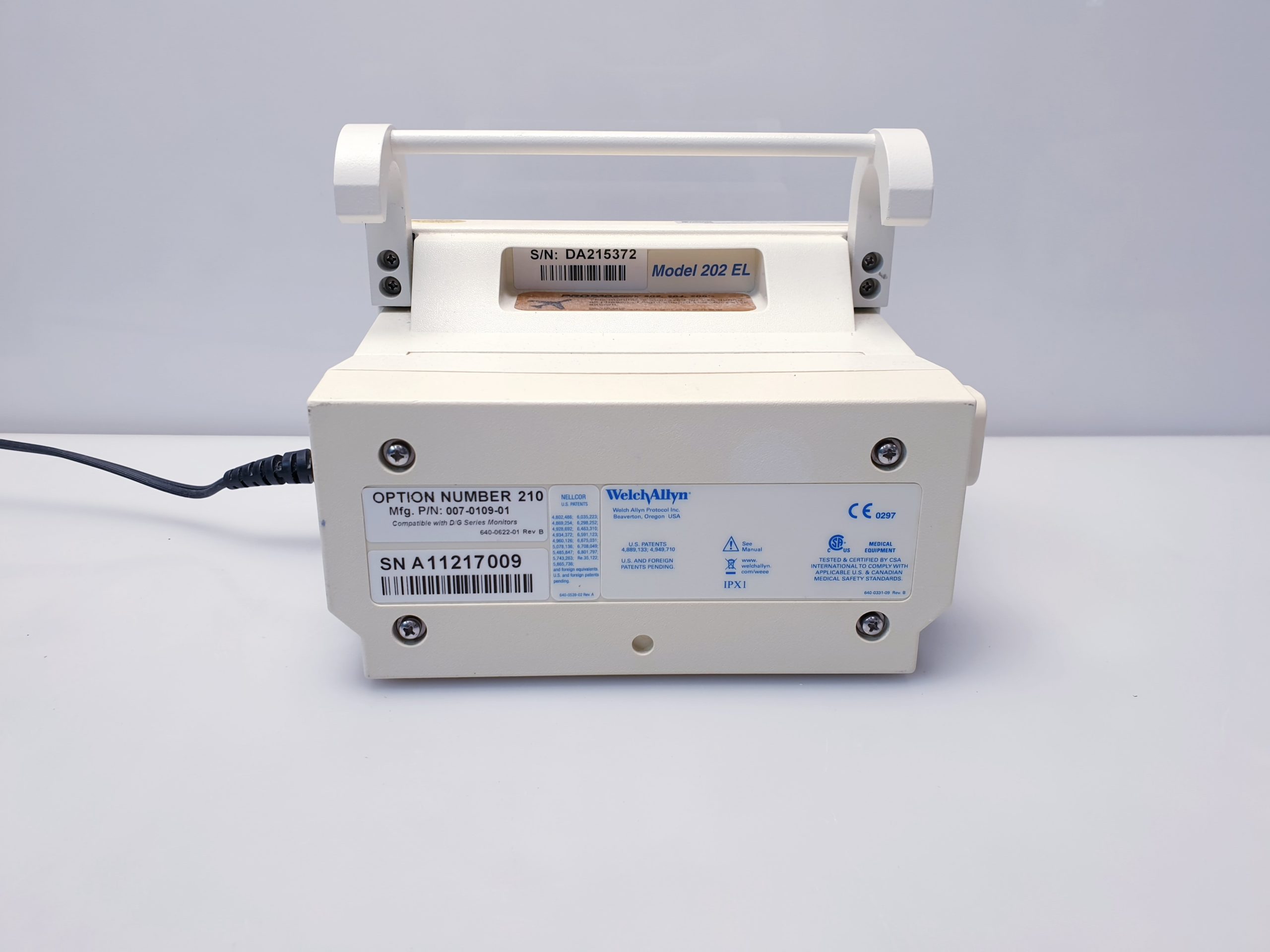 Welch Allyn propaq Encore 202EL Multi Parameter Patient Monitor EKG – SpO2 und NIBp thumbnail 17