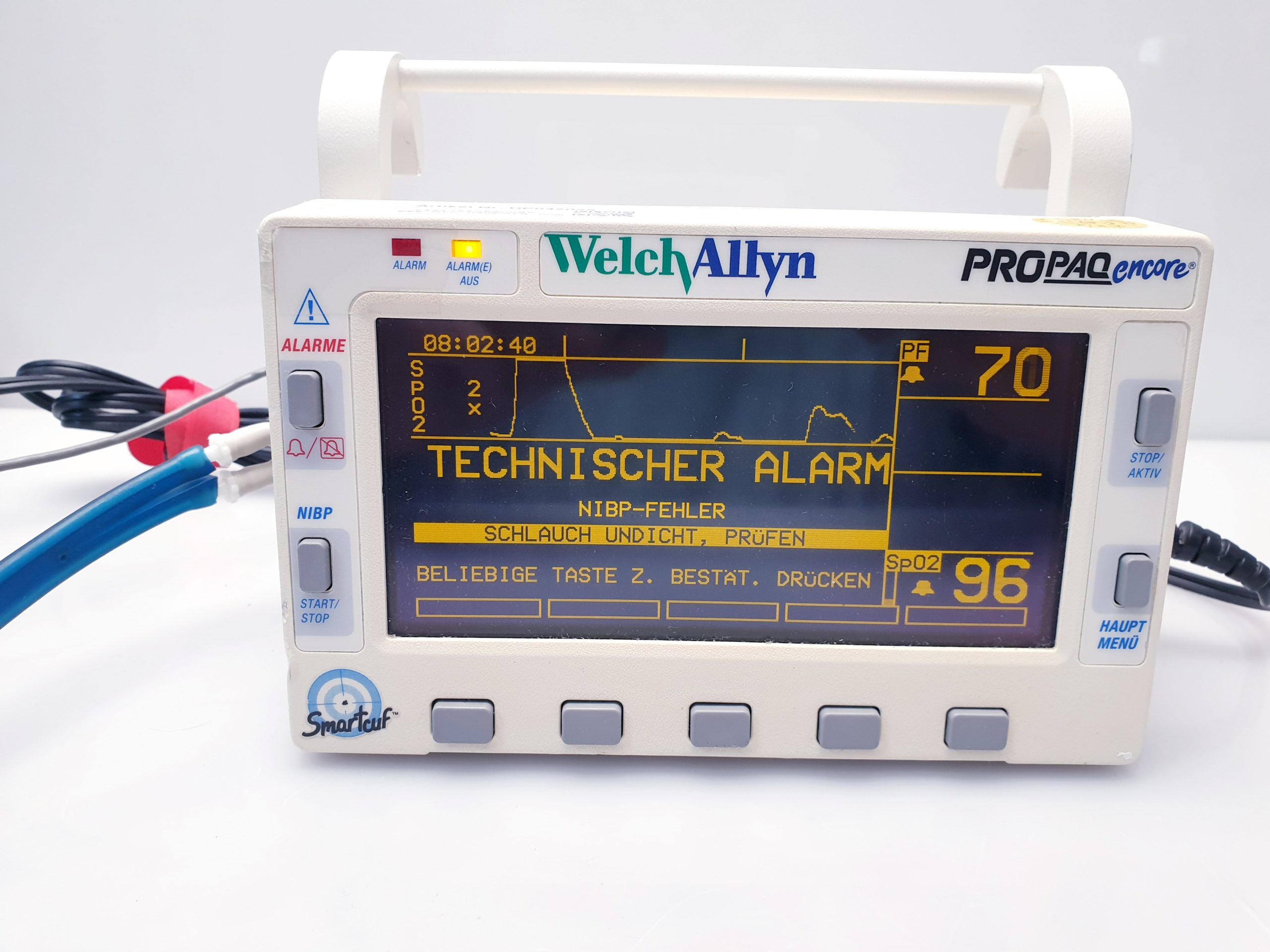 Welch Allyn propaq Encore 202EL Multi Parameter Patient Monitor EKG – SpO2 und NIBp thumbnail 19