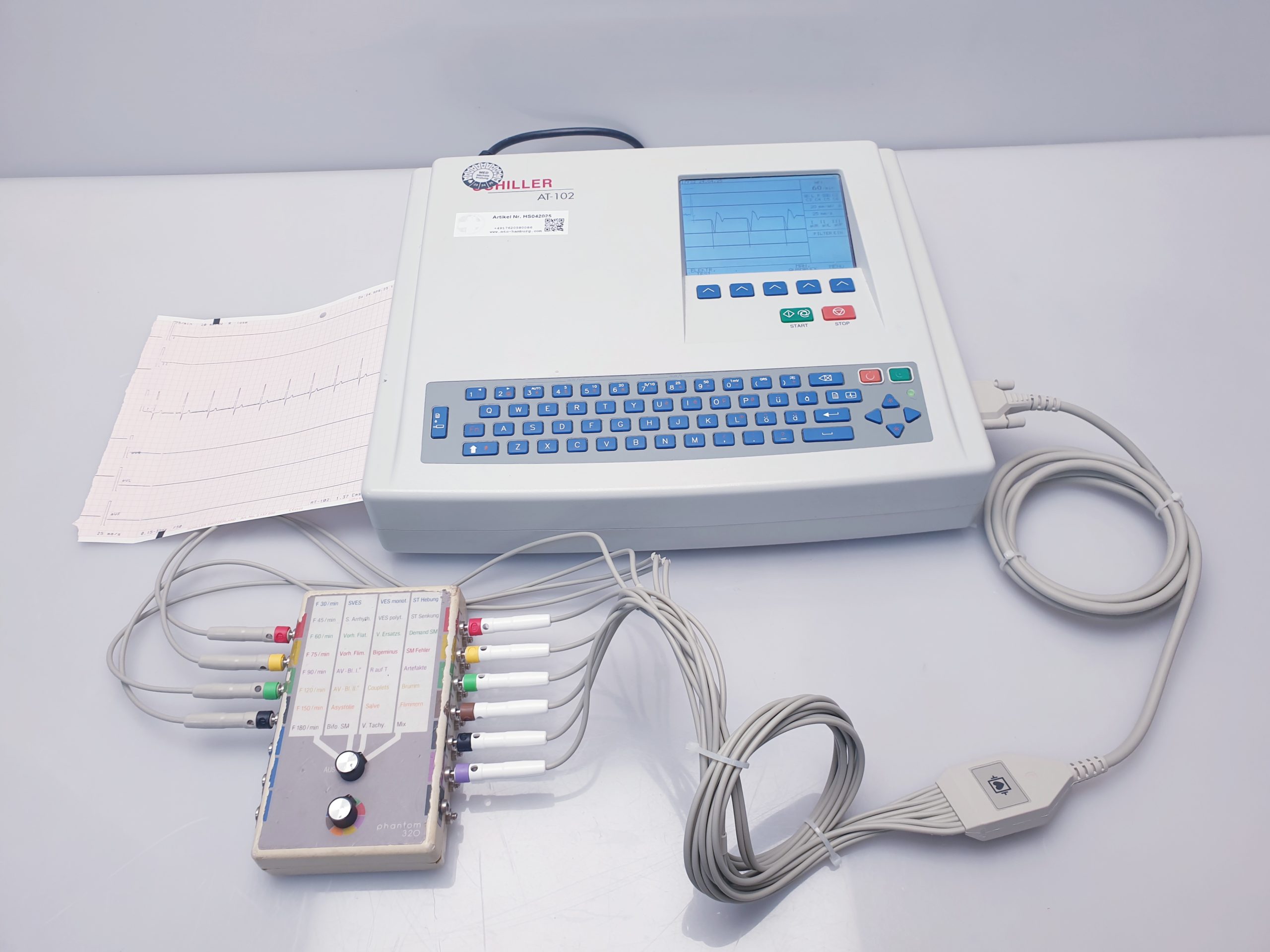 Schiller AT-102 plus – EKG – mit Patientenkabel thumbnail 5