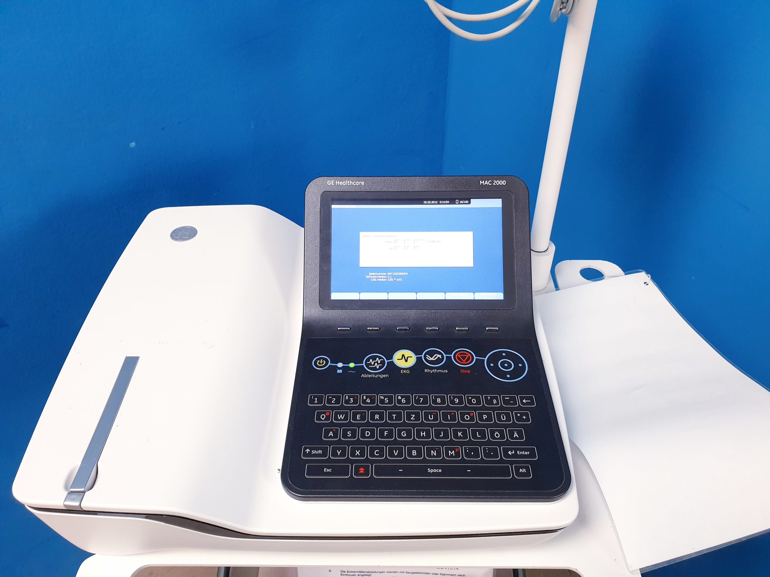 GE MAC 2000 EKG – 12 kanal thumbnail 10