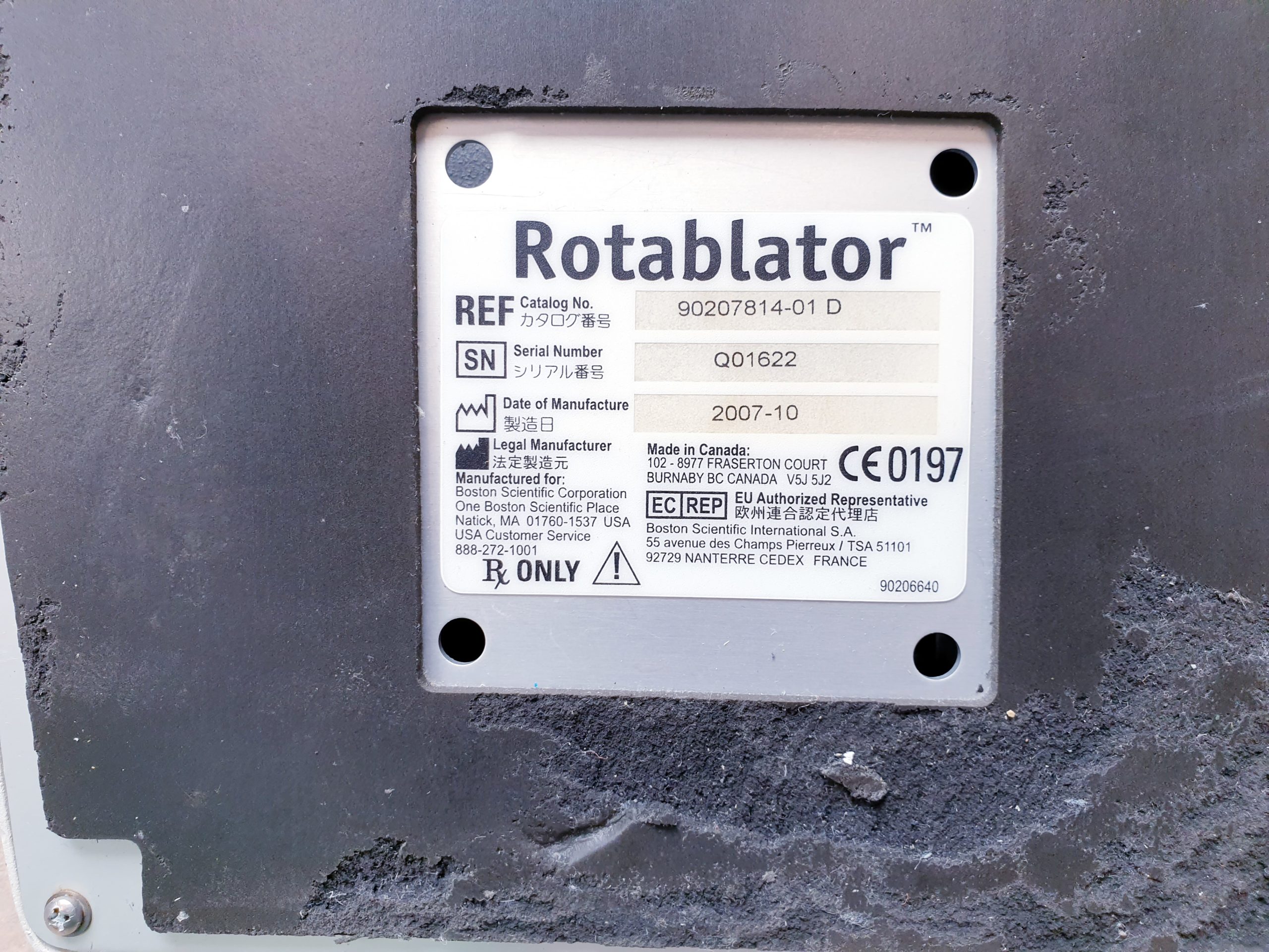 Boston Scientific RC 5000 Rotablator Rotations-Angioplastie-Konsole thumbnail 4