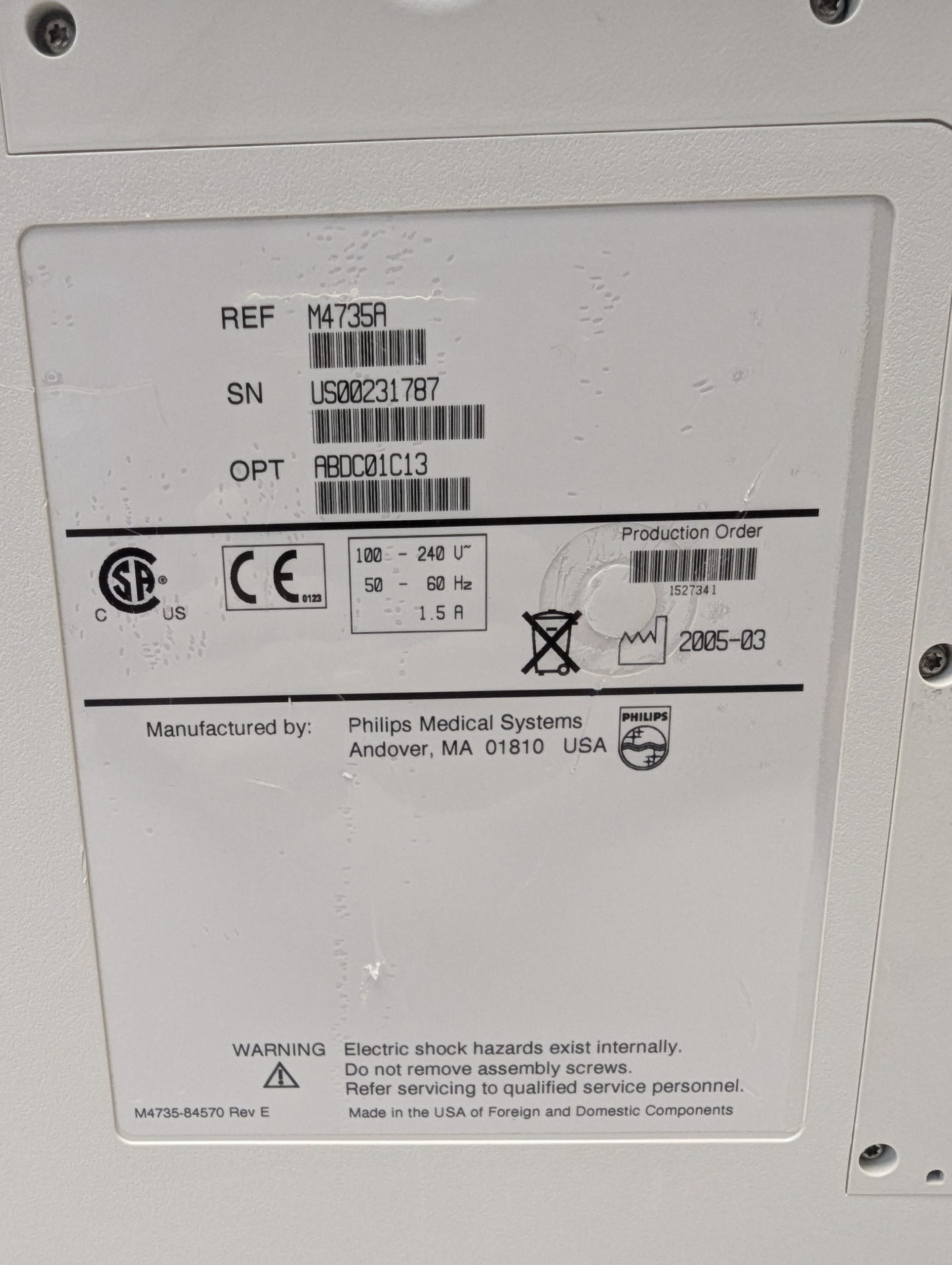 PHILIPS HeartStart XL Defibrillator thumbnail 14