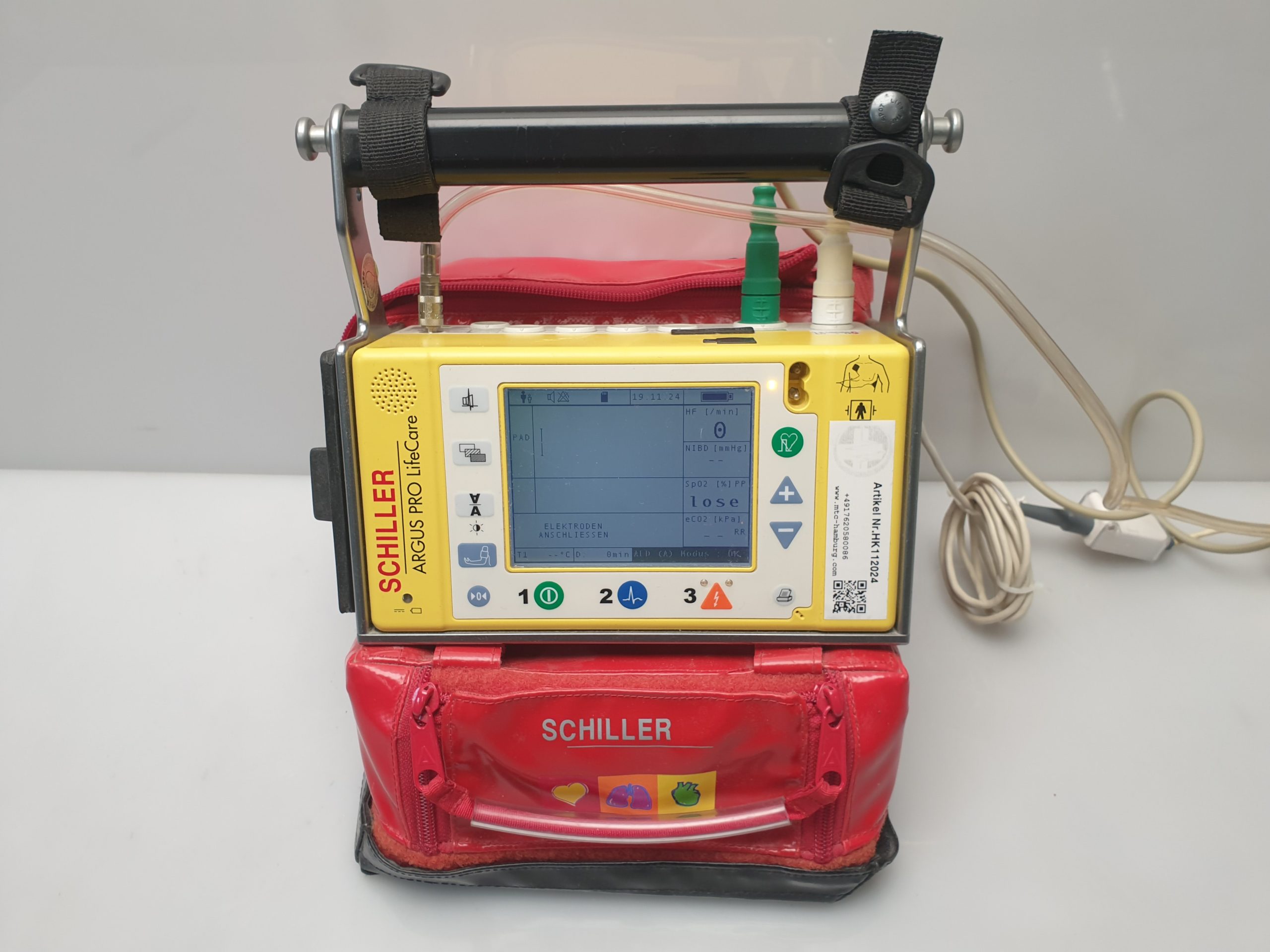 Schiller ARGUS Pro LifeCare Notfall AED Defibrillator — image 1 of 10