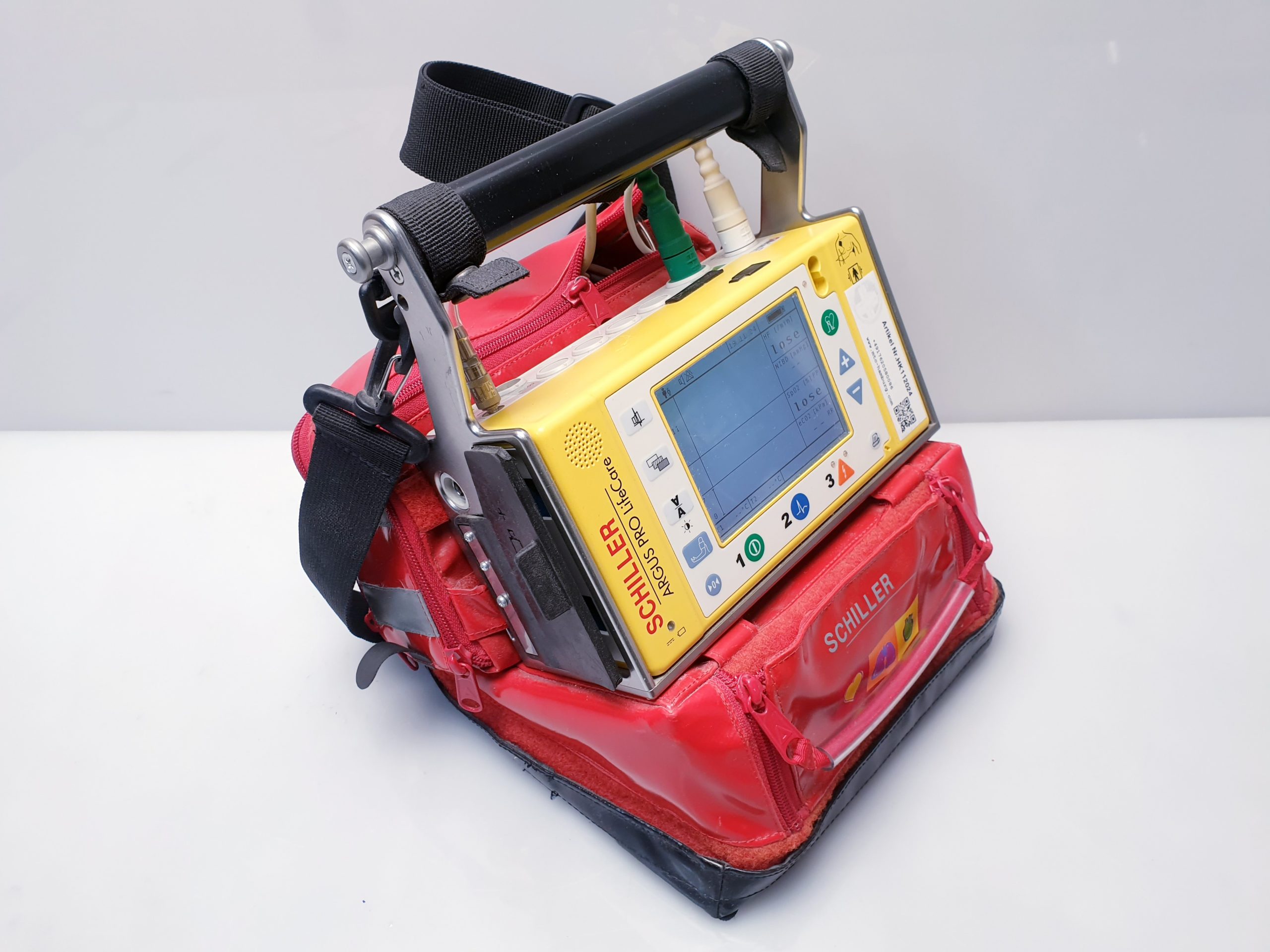Schiller ARGUS Pro LifeCare Notfall AED Defibrillator thumbnail 4