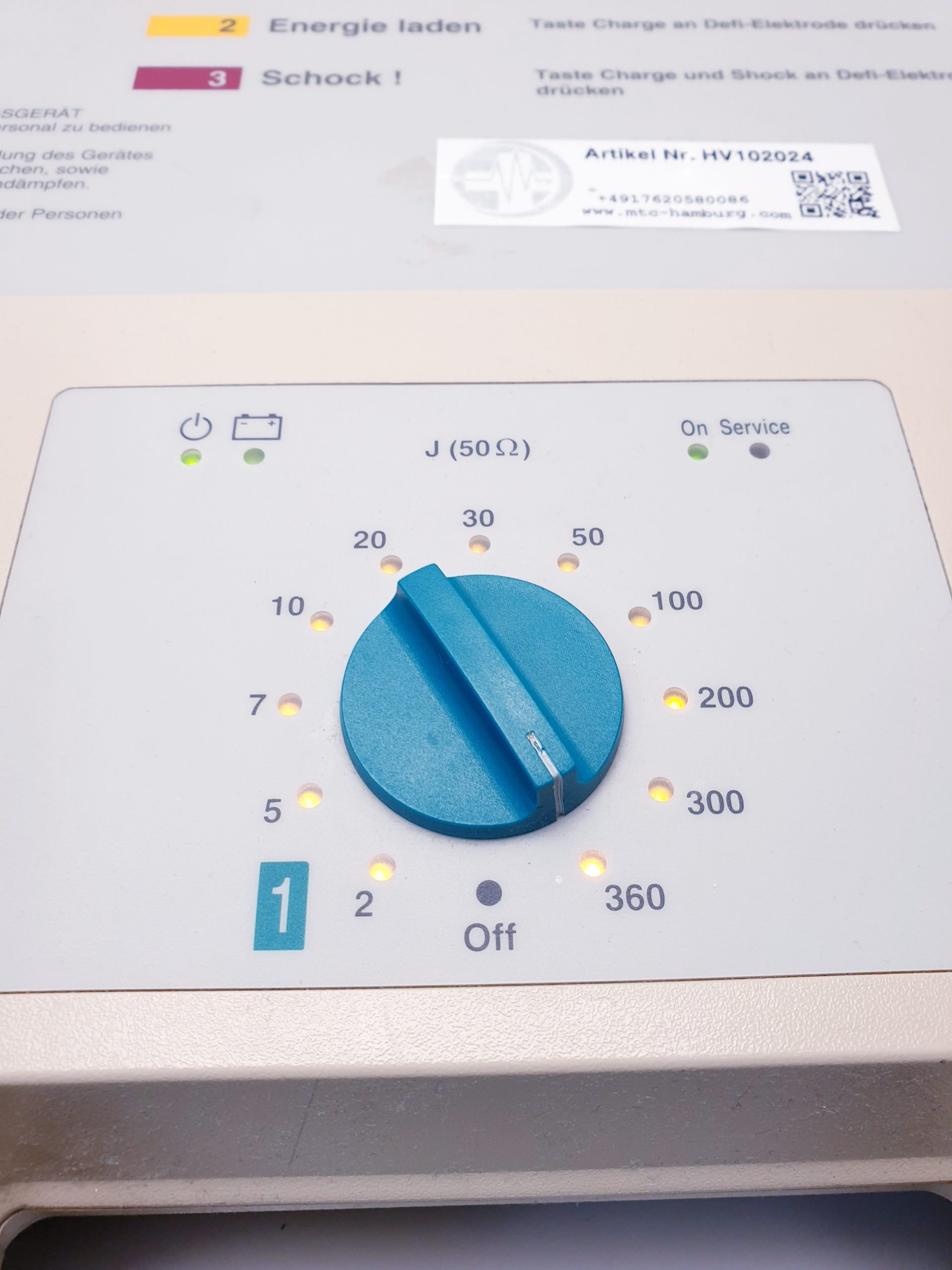 GE Healthcare Hellige Marquette Responder 1000 Defibrillator thumbnail 3