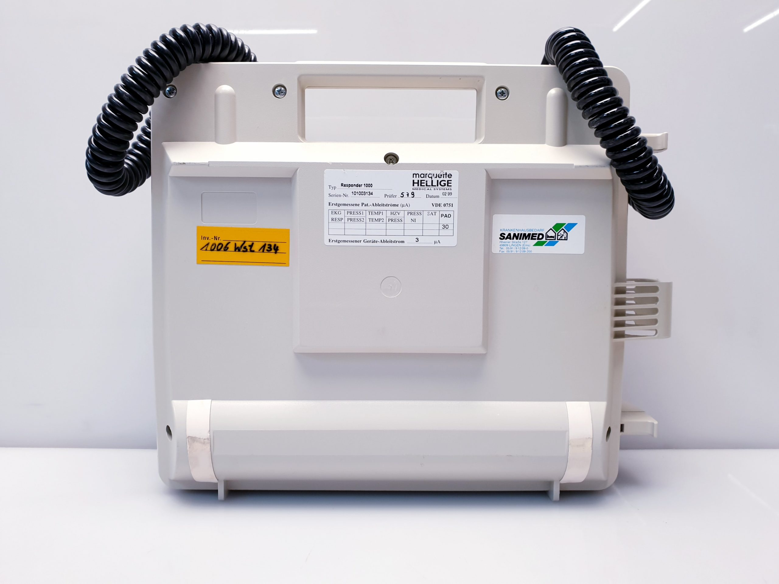GE Healthcare Hellige Marquette Responder 1000 Defibrillator thumbnail 9