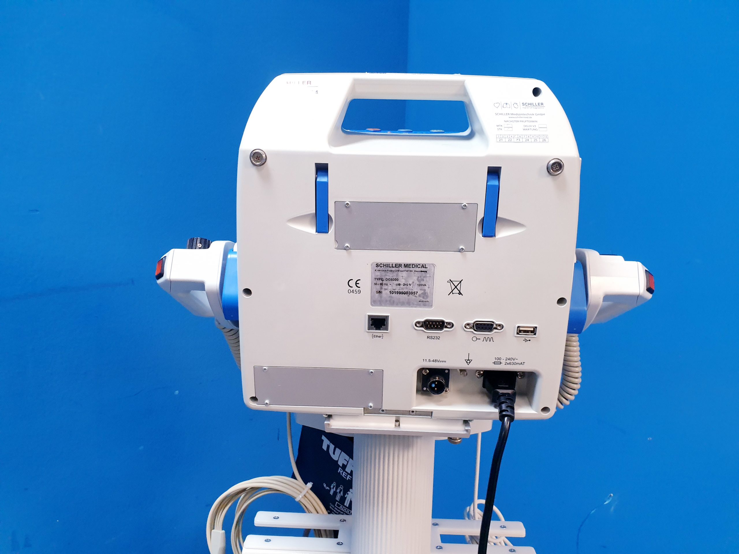 Schiller Defigrad 5000 – Defibrillator – auf fahrbarem Gestell thumbnail 13